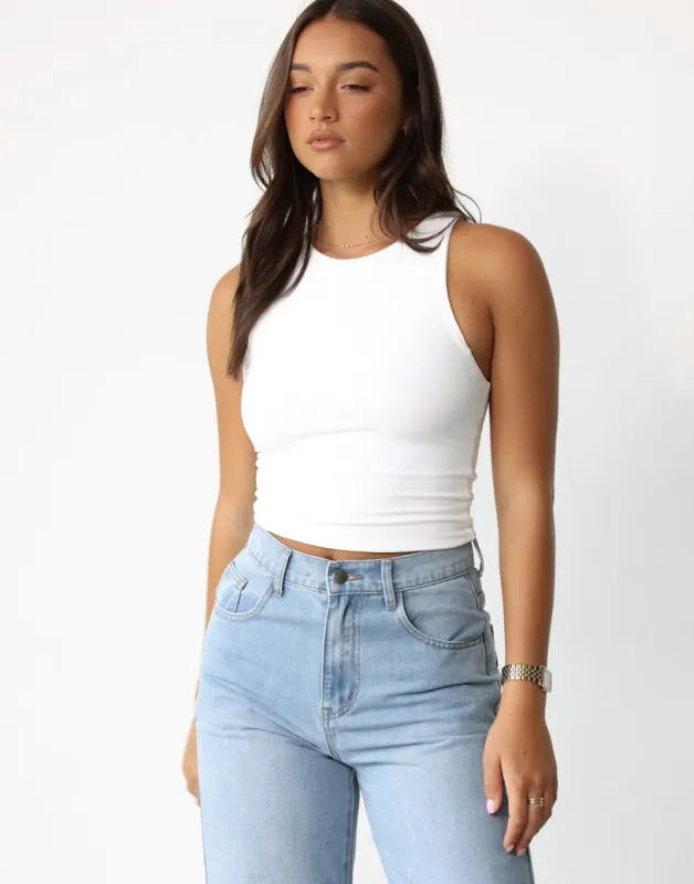 Alainn Top (White) sold by Charcoal Clothing