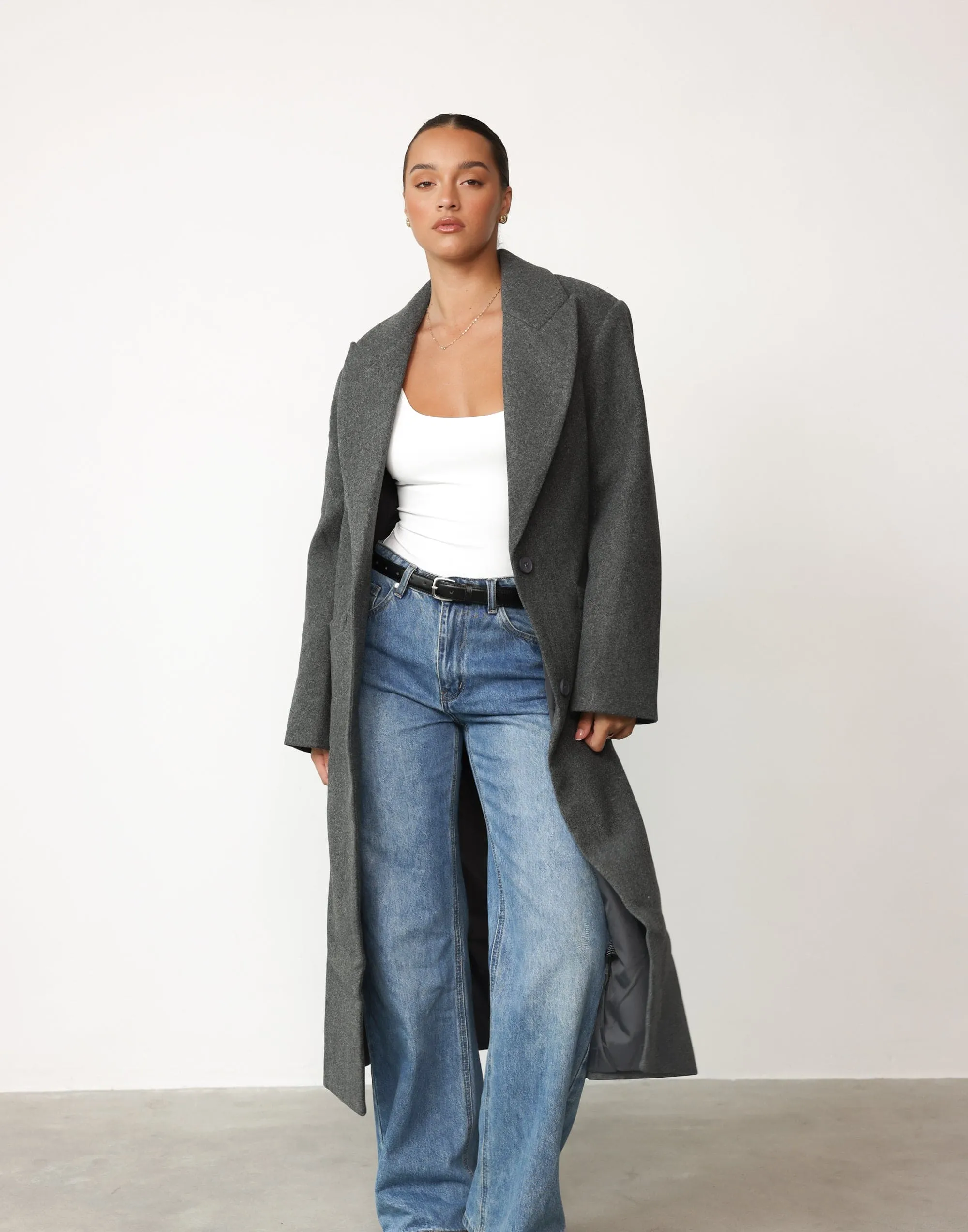 Olsen Coat (Grey Marle) - By Lioness sold by Charcoal Clothing product image thumbnail 4