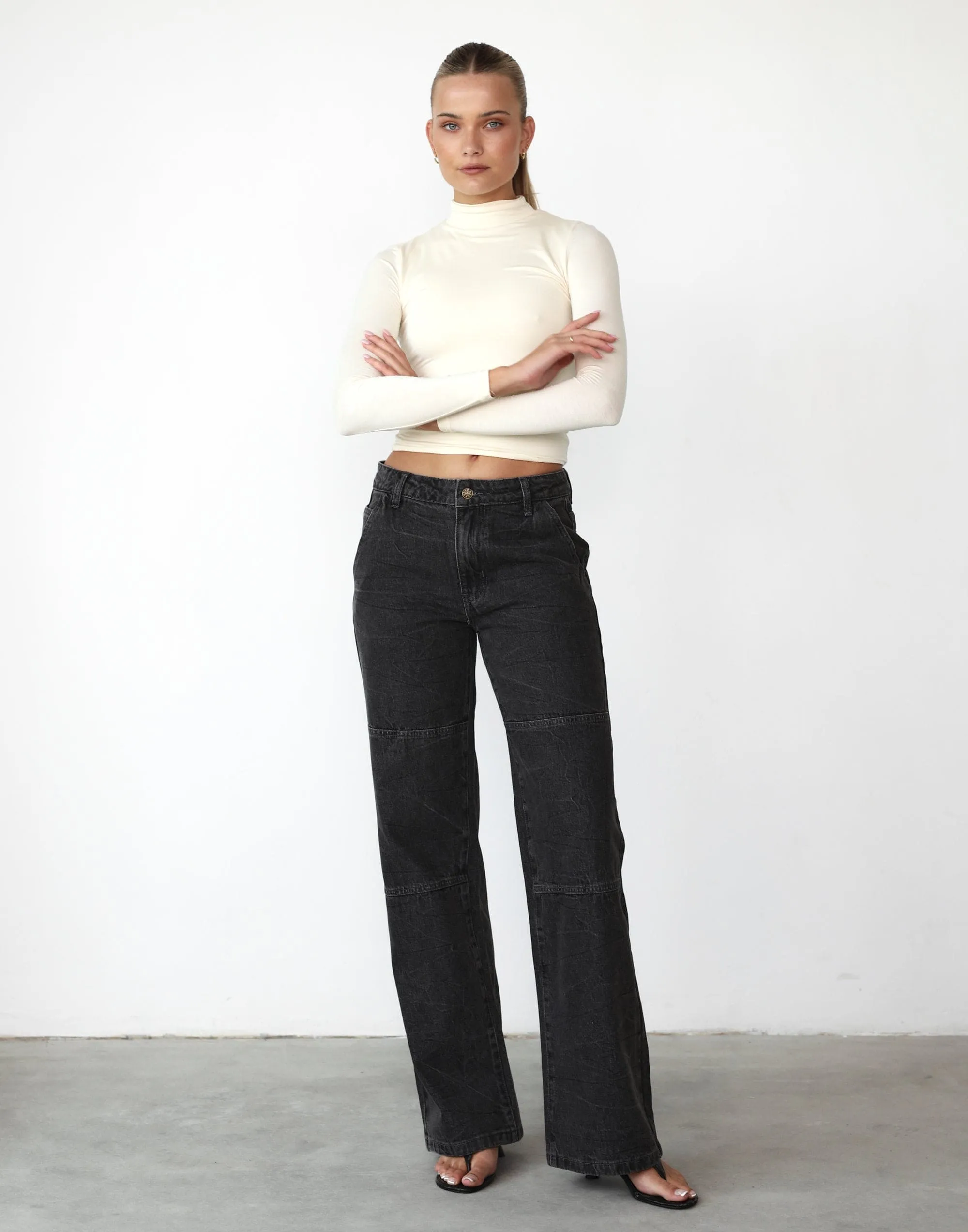 Benny Long Sleeve Top (Cream) sold by Charcoal Clothing product image thumbnail 2