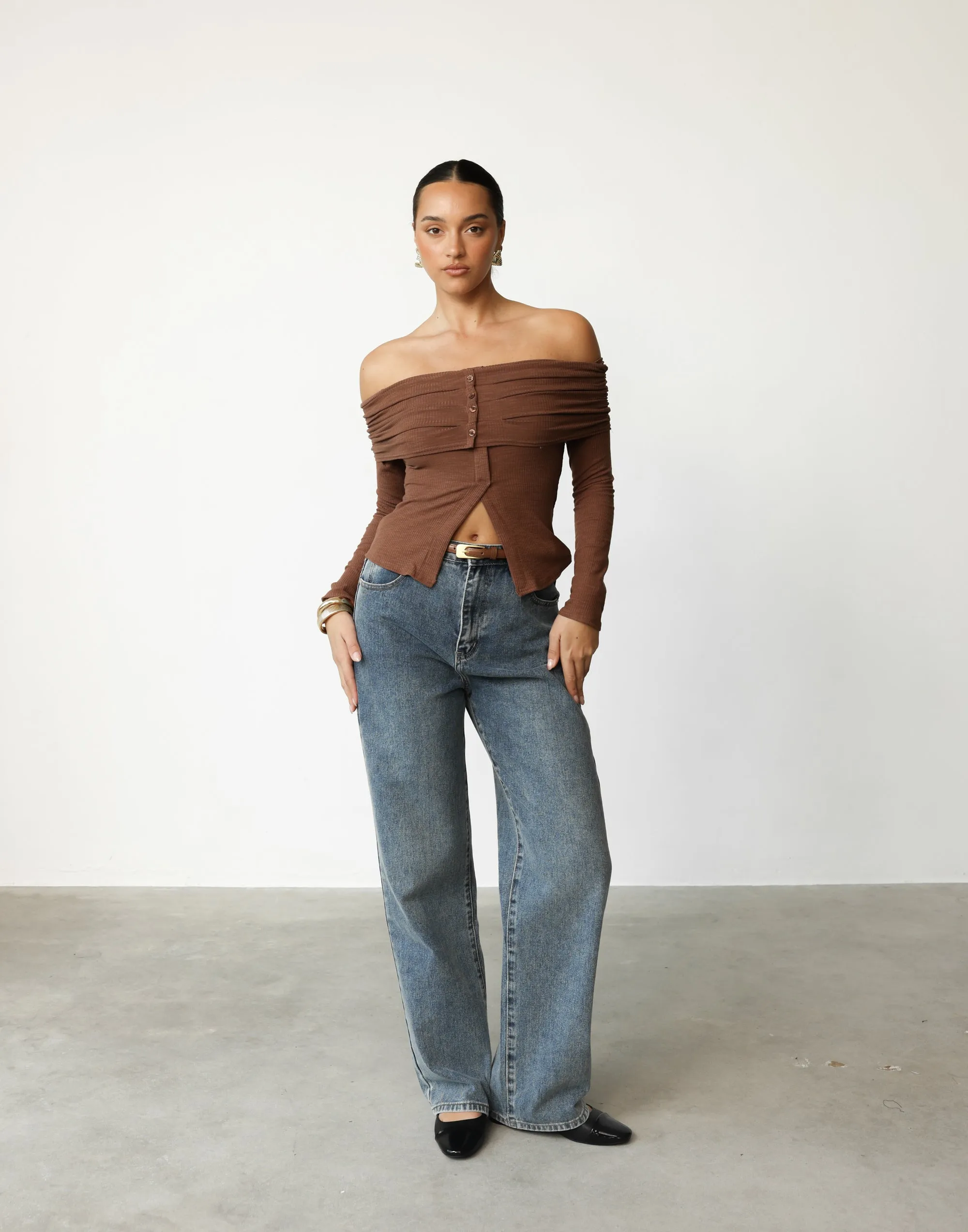 Kahlia Top (Brown) sold by Charcoal Clothing product image thumbnail 2