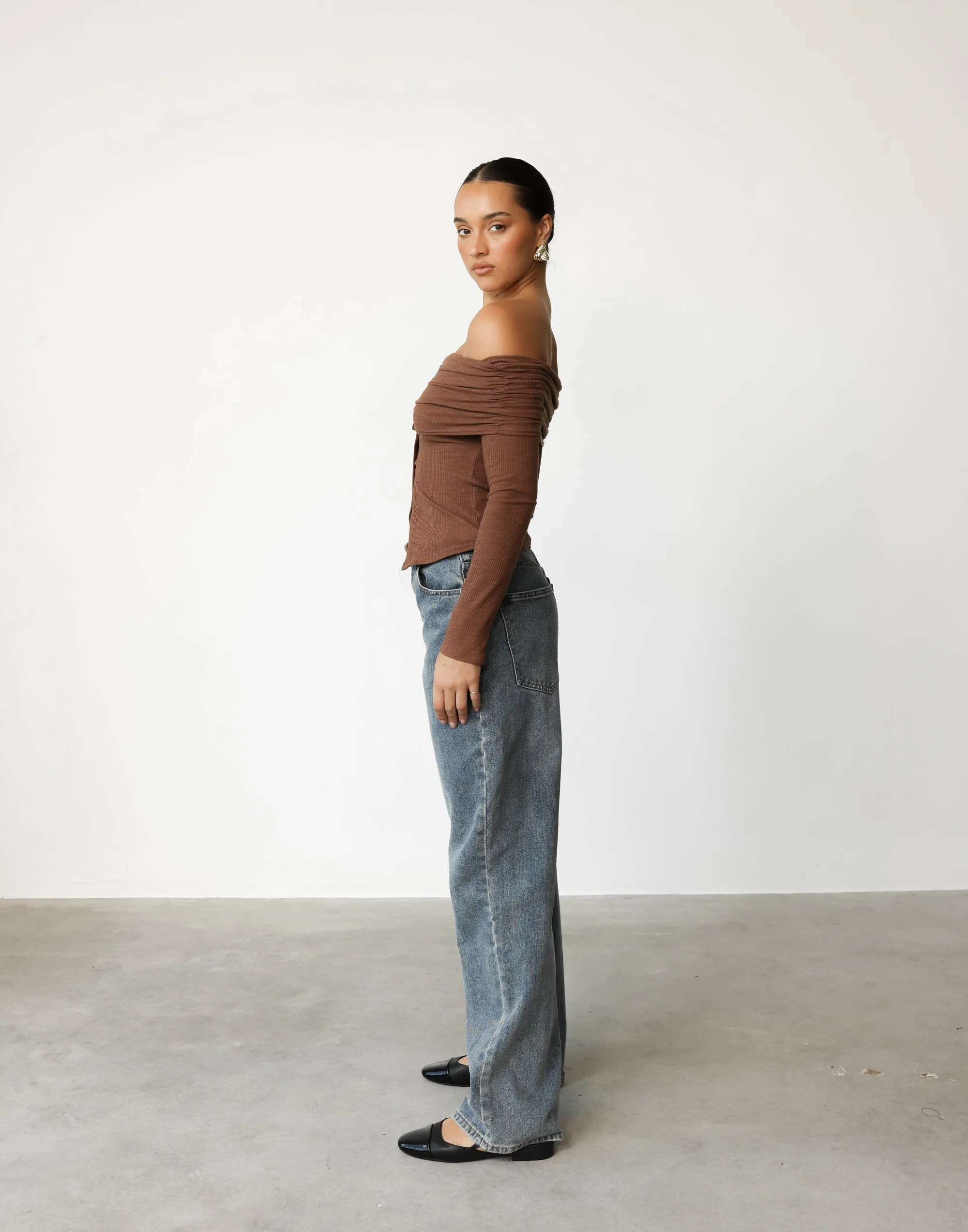 Kahlia Top (Brown) sold by Charcoal Clothing product image thumbnail 3