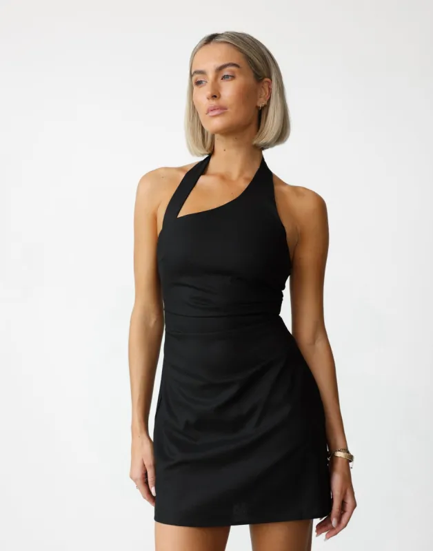 Nakia Mini Dress (Black) sold by Charcoal Clothing