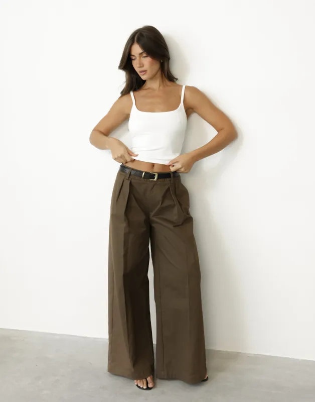 Joelle Pants (Oak) sold by Charcoal Clothing