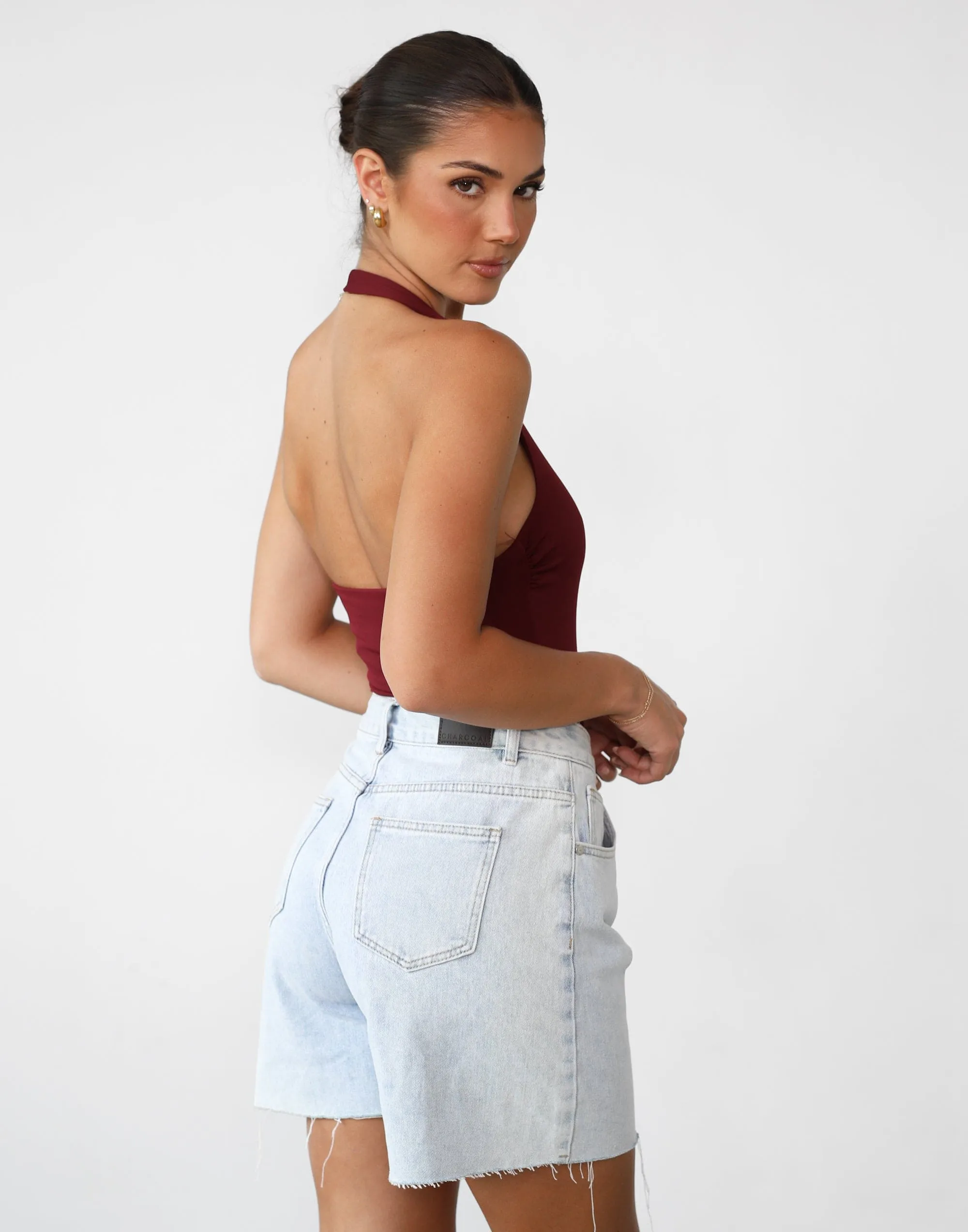 Amira Bodysuit (Wine) sold by Charcoal Clothing product image thumbnail 4