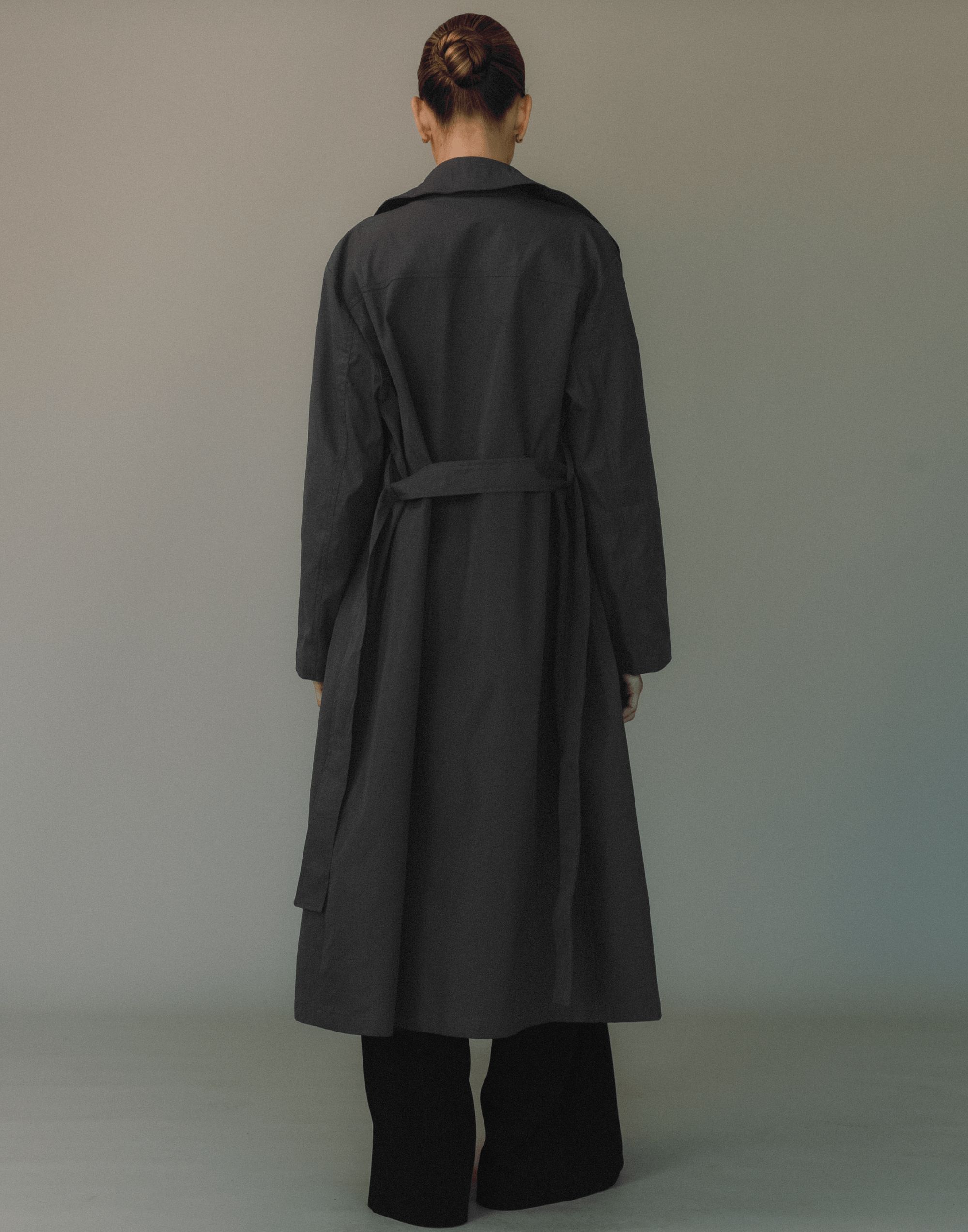 Portrait Trench Coat (Charcoal) sold by Charcoal Clothing product image thumbnail 4