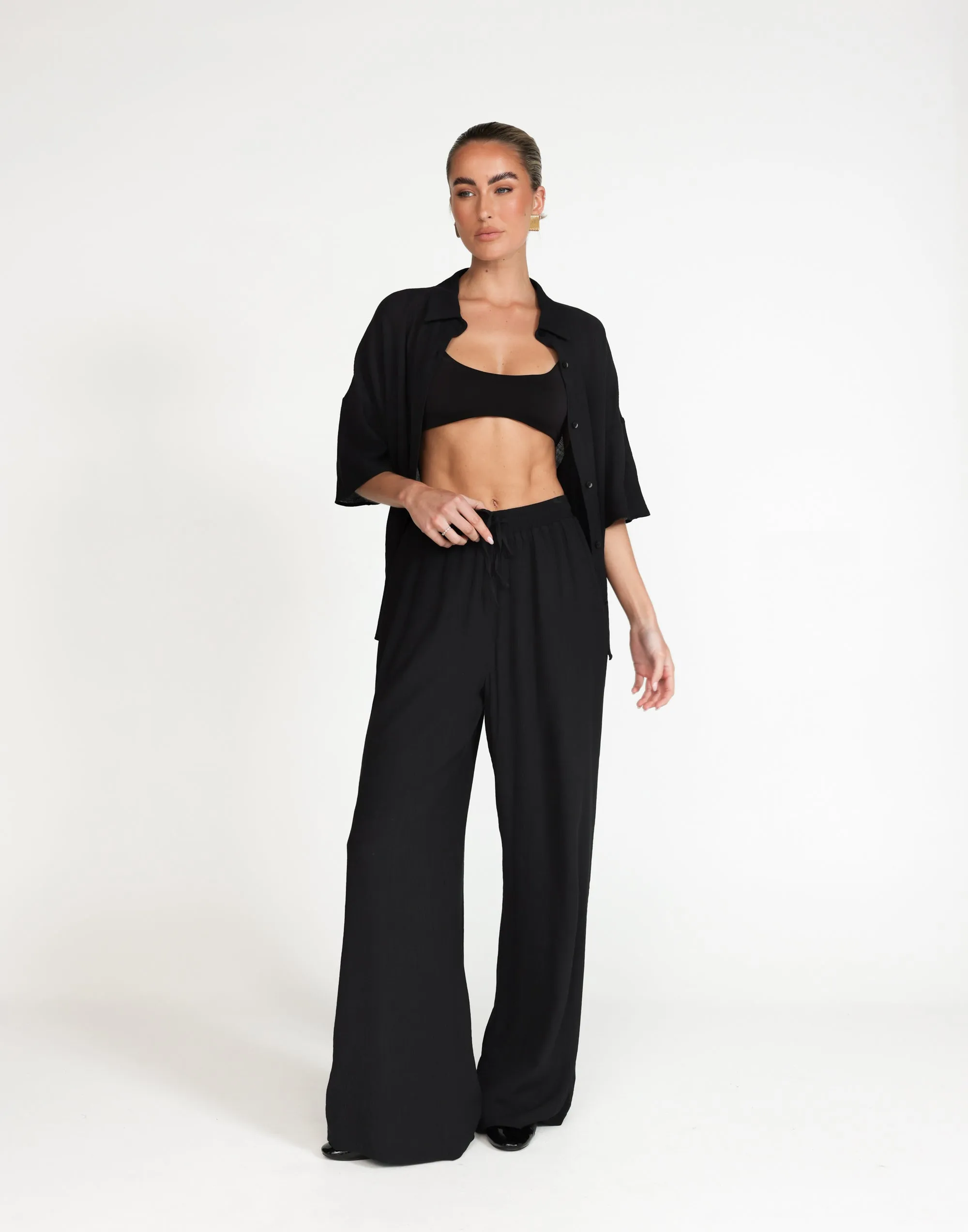 Niesha Pants (Black) sold by Charcoal Clothing