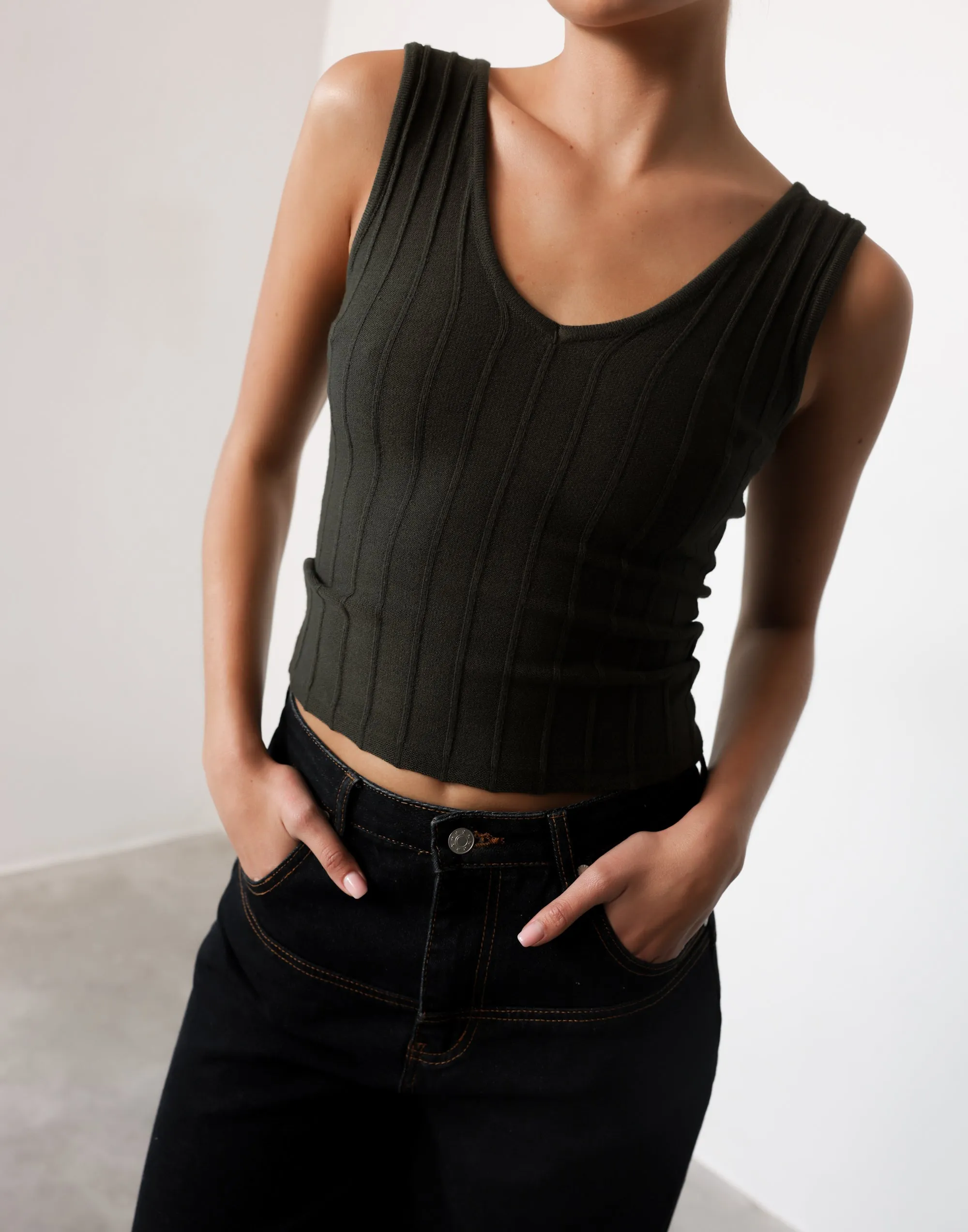 Aurelia Top (Moss) sold by Charcoal Clothing product image thumbnail 2
