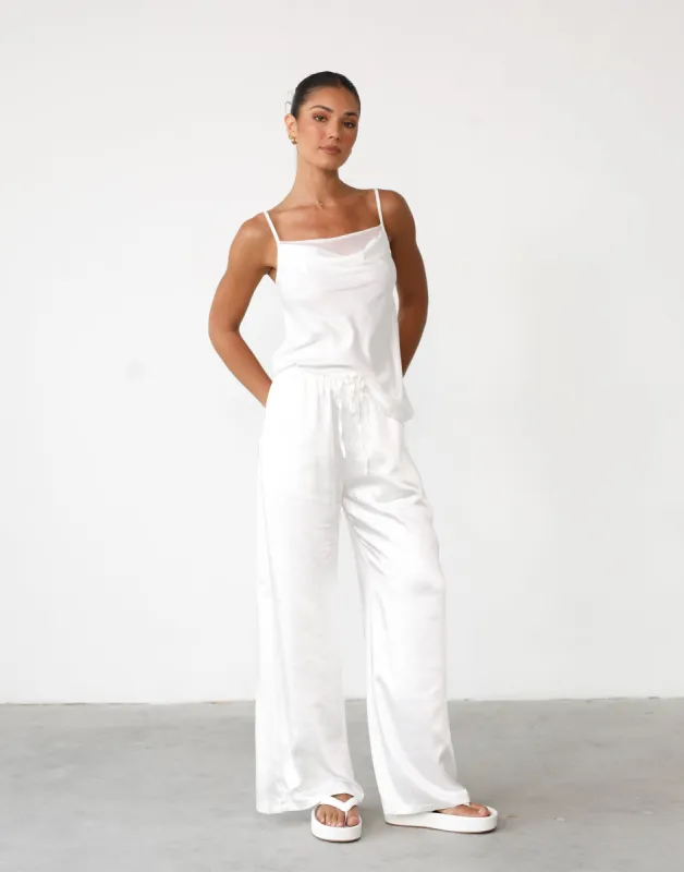 Lela Cami Top (White) sold by Charcoal Clothing