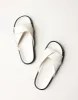 Talen Slides (Alabaster) - By Billini sold by Charcoal Clothing