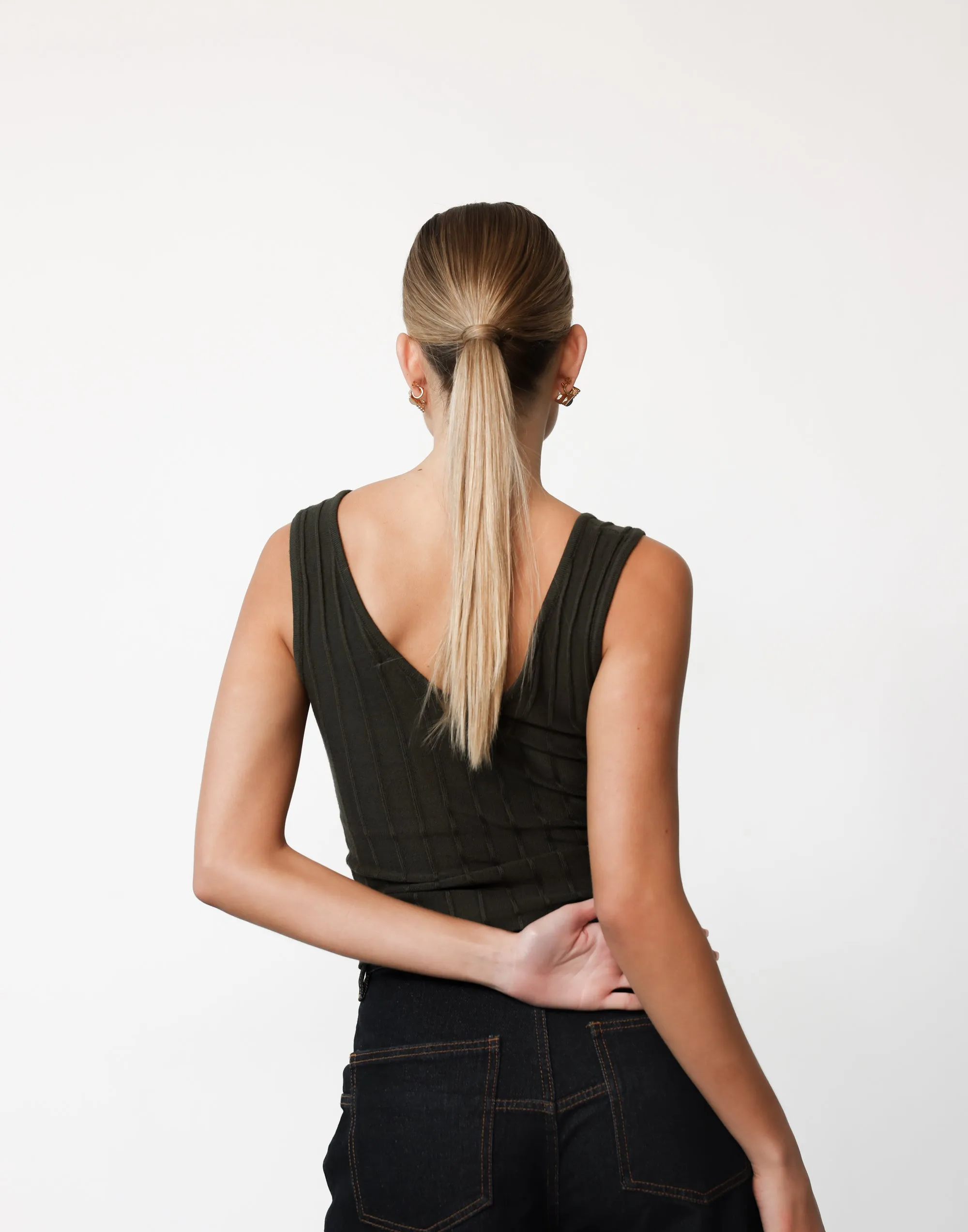 Aurelia Top (Moss) sold by Charcoal Clothing product image thumbnail 5