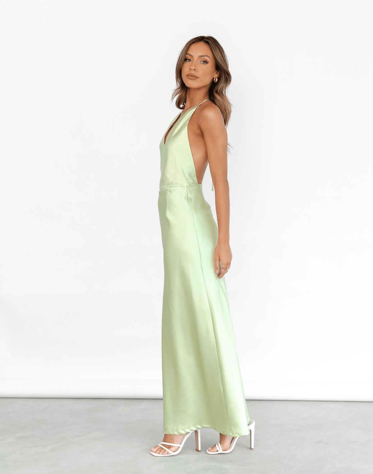 Zeus Maxi Dress (Lime) sold by Charcoal Clothing product image thumbnail 4
