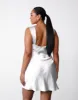 Mimosa Mini Dress (Silver) sold by Charcoal Clothing
