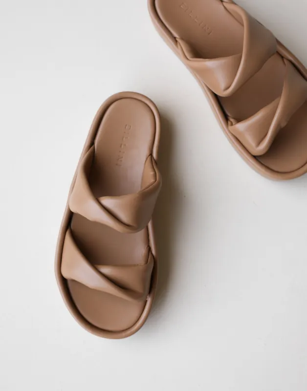 Ishan Slides (Coffee) - By Billini sold by Charcoal Clothing