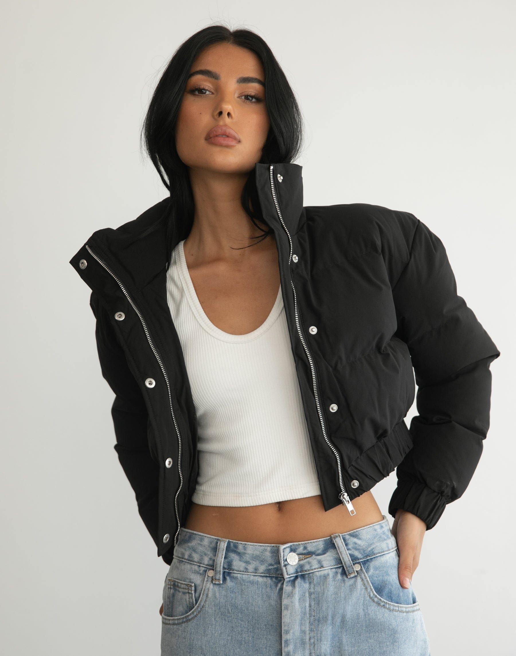 Robbie Puffer Jacket (Black) sold by Charcoal Clothing product image thumbnail 3