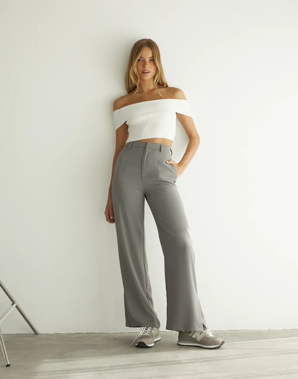 Kallista Crop Top (White) sold by Charcoal Clothing product image thumbnail 5