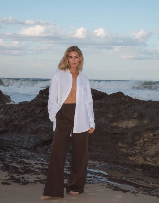 Anatola Pants (Chocolate) sold by Charcoal Clothing