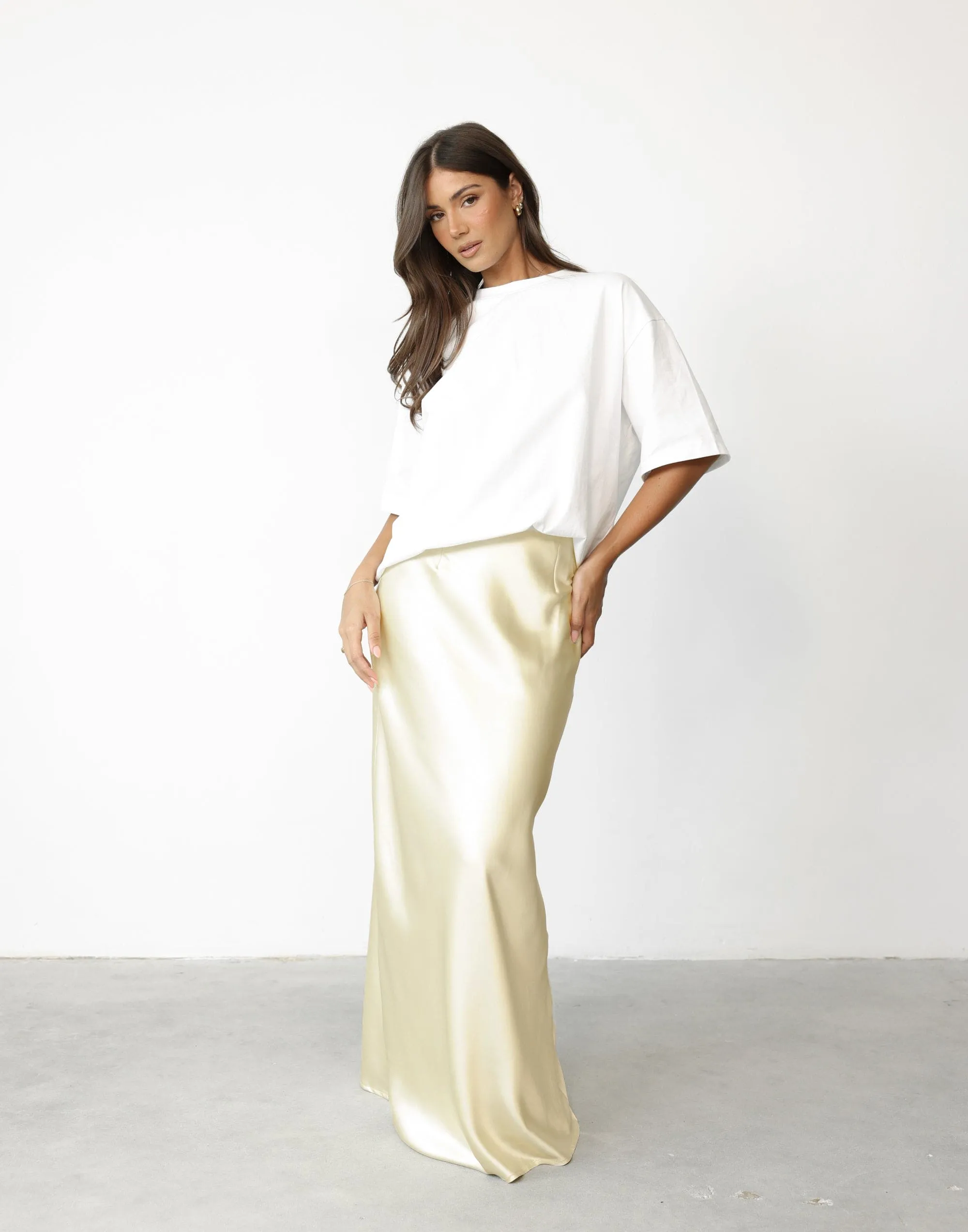 Sincerity Maxi Skirt (Lemon) sold by Charcoal Clothing product image thumbnail 5