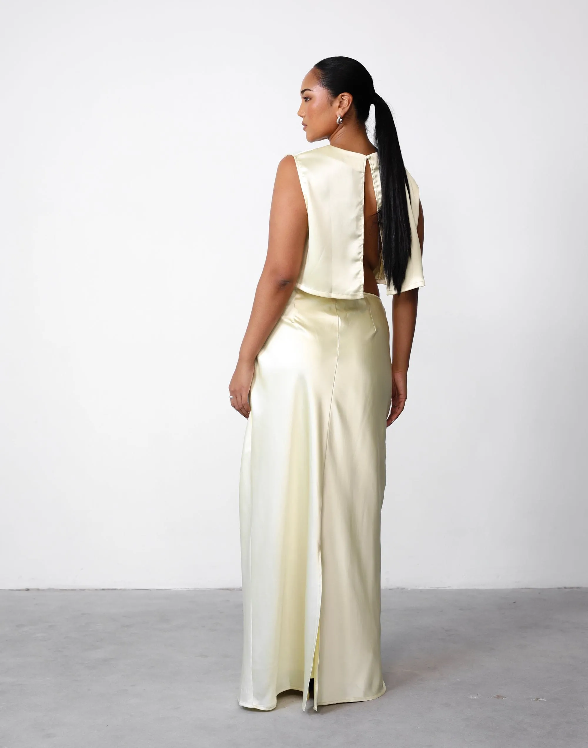 Sincerity Maxi Skirt (Lemon) sold by Charcoal Clothing product image thumbnail 2