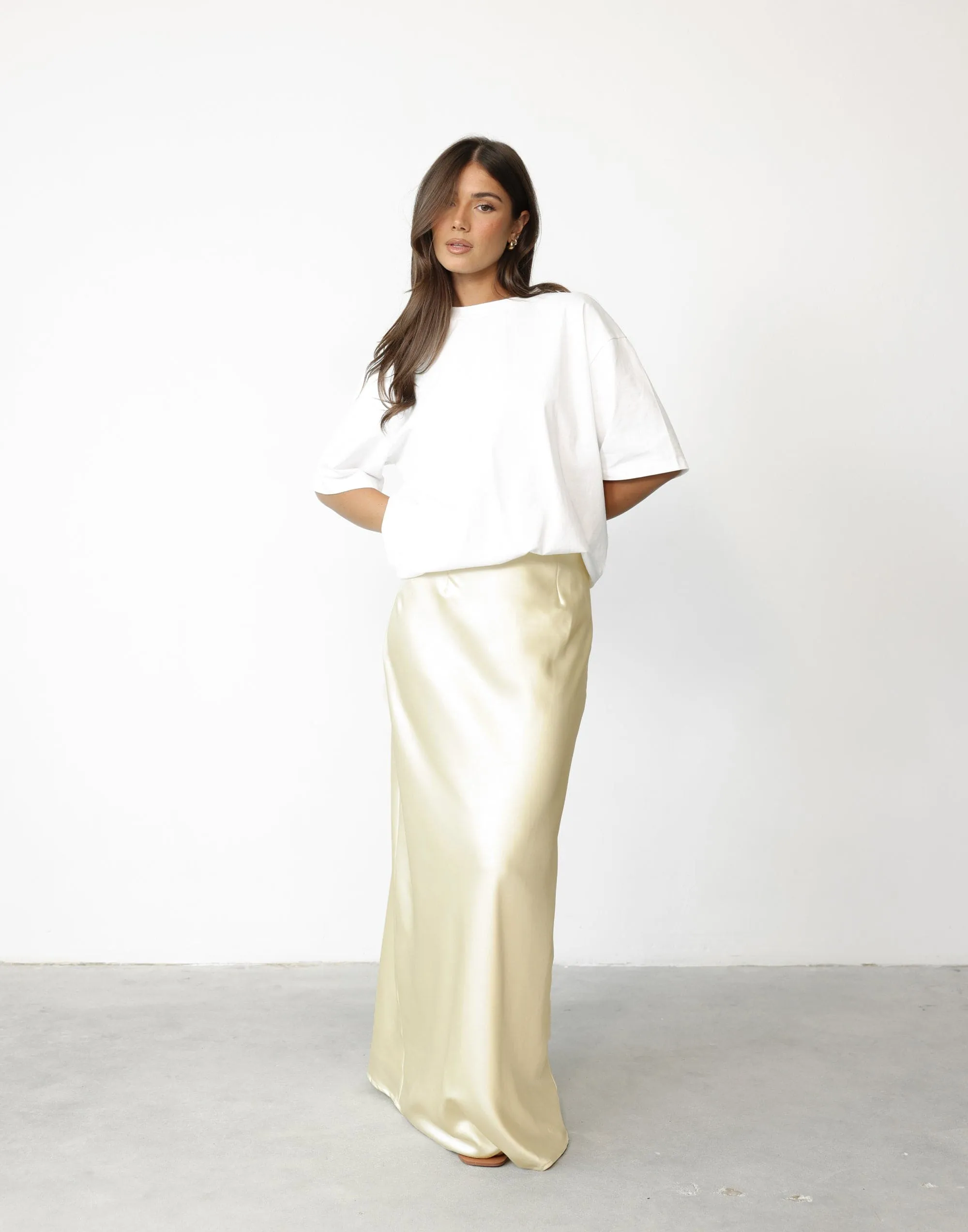 Sincerity Maxi Skirt (Lemon) sold by Charcoal Clothing product image thumbnail 4