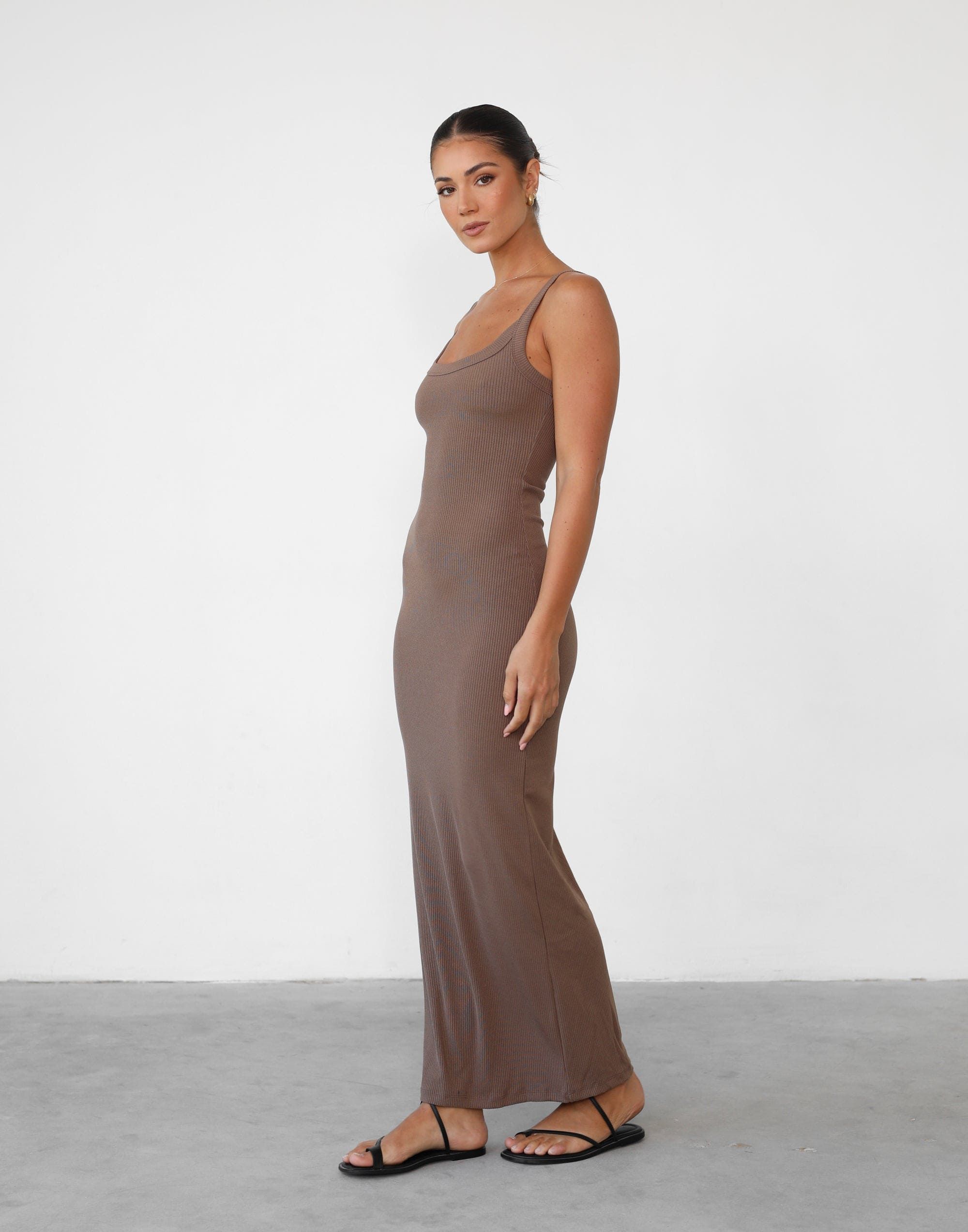 Skyler Maxi Dress (Chocolate) sold by Charcoal Clothing product image thumbnail 4
