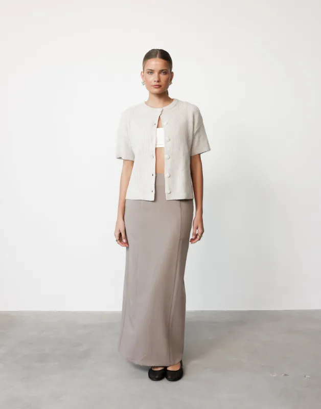 Alexander Maxi Skirt (Ash) sold by Charcoal Clothing