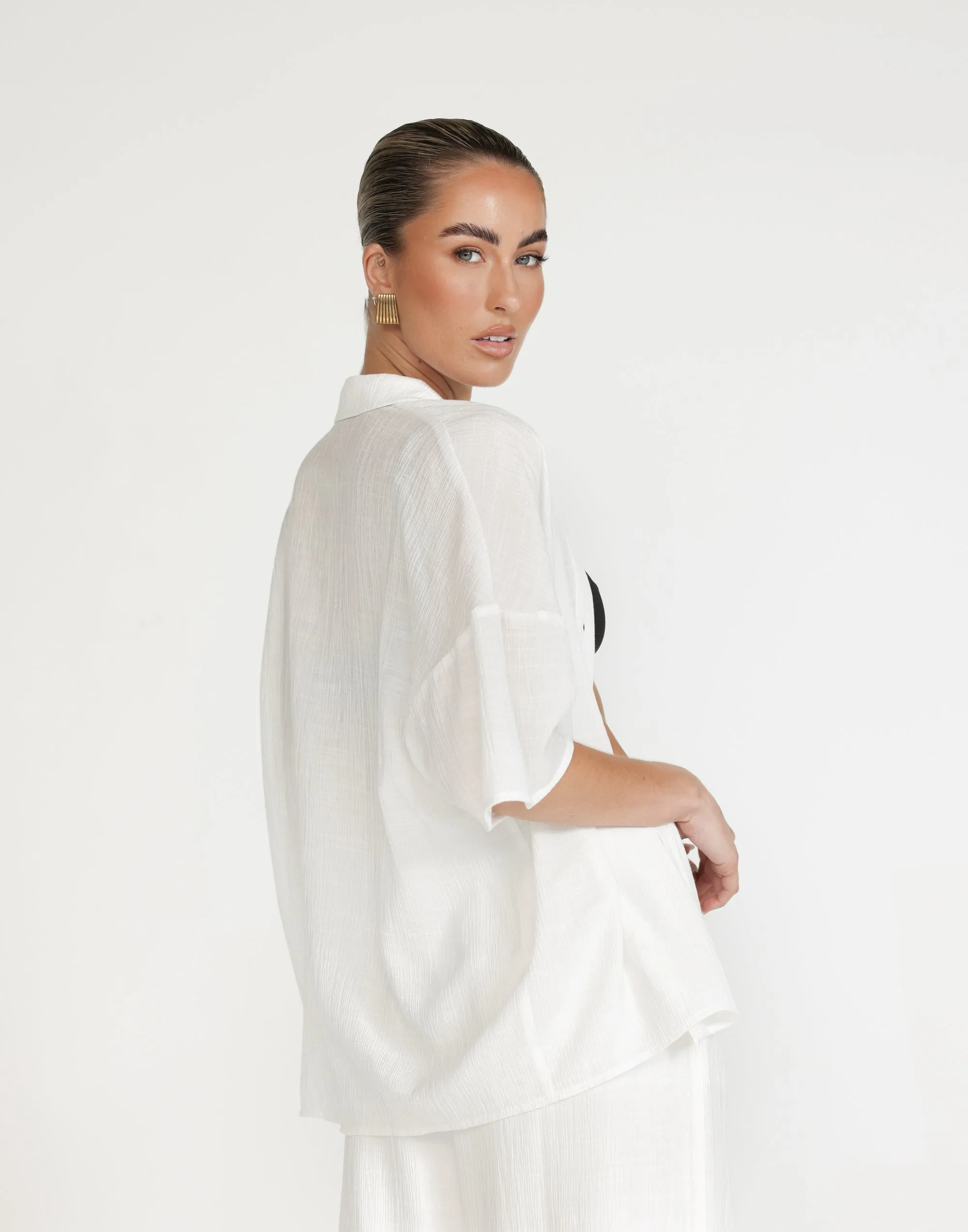 Niesha Shirt (White) sold by Charcoal Clothing product image thumbnail 3
