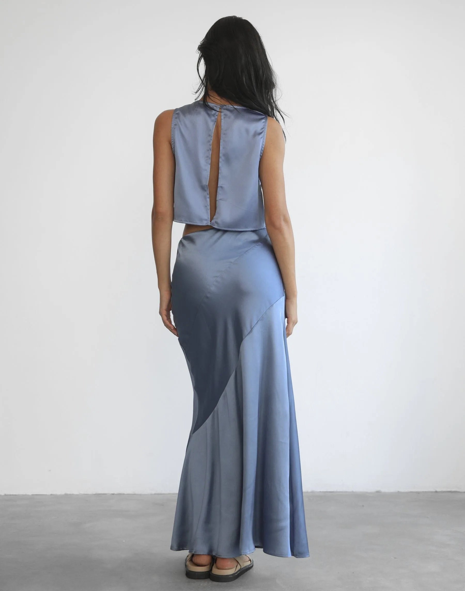 Charlow Maxi Skirt (Royal Blue) sold by Charcoal Clothing product image thumbnail 3