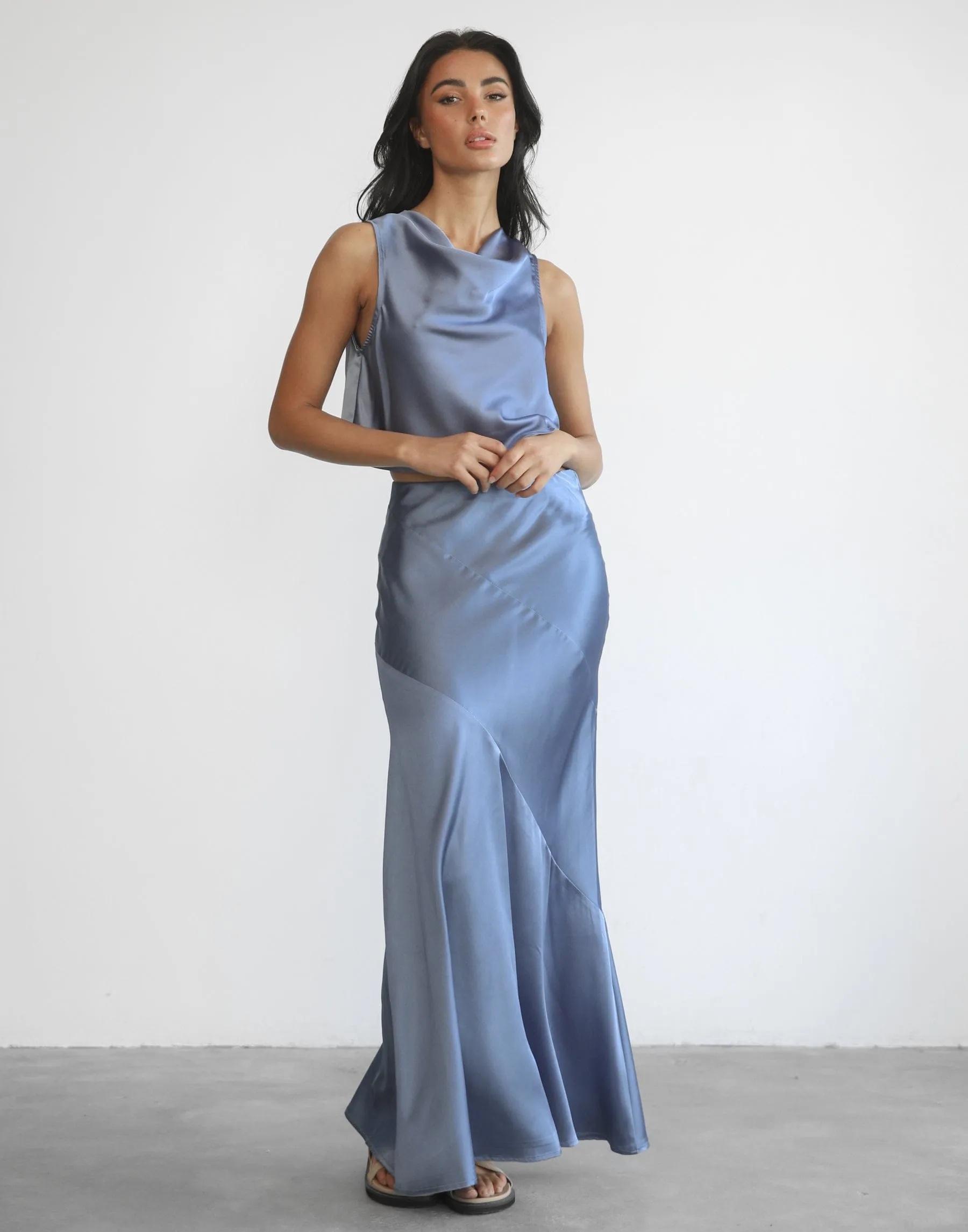 Charlow Maxi Skirt (Royal Blue) sold by Charcoal Clothing product image thumbnail 4