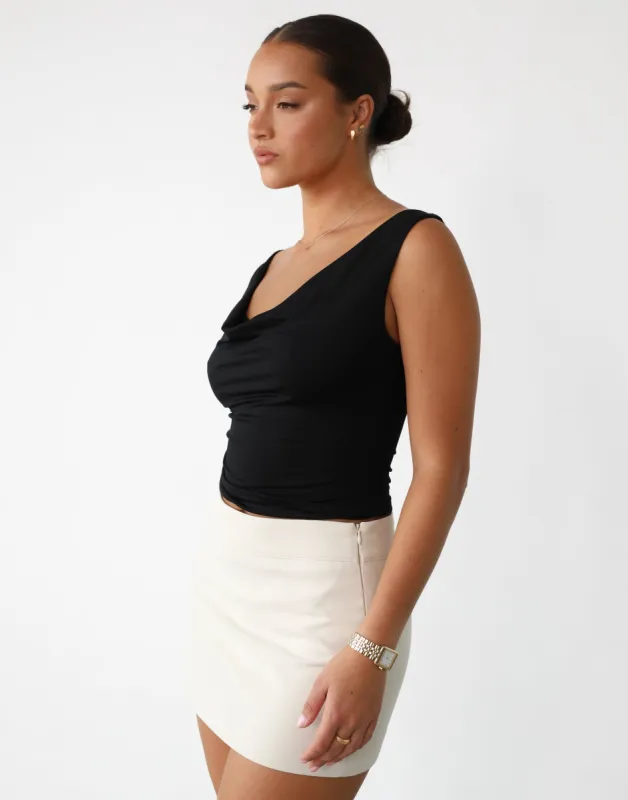 Katya Top (Black) sold by Charcoal Clothing