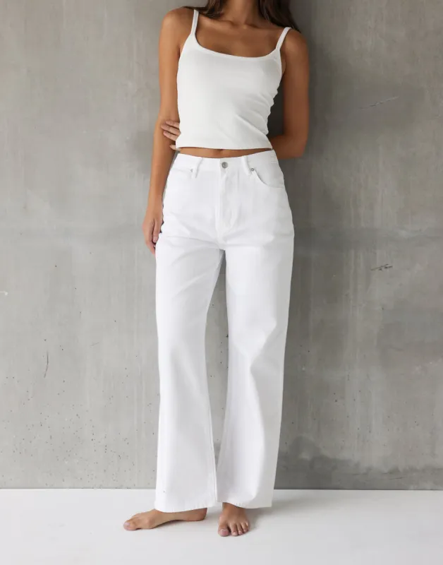 Malina Cami Top (White) sold by Charcoal Clothing