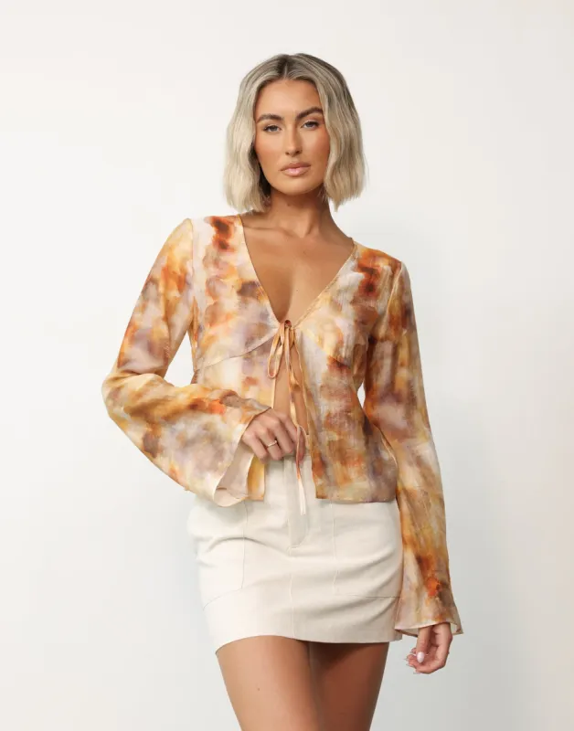 Juliet Top (Afterglow) sold by Charcoal Clothing