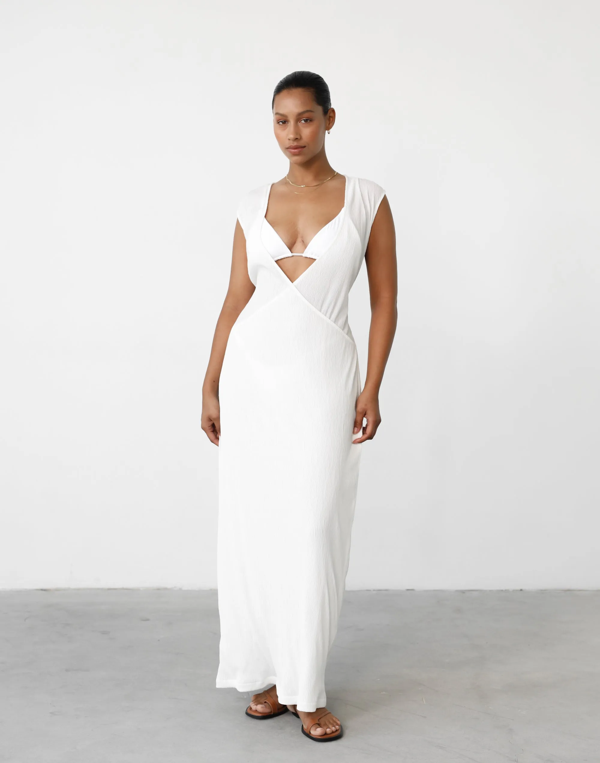 Nakuru Maxi Dress (White) sold by Charcoal Clothing product image thumbnail 2