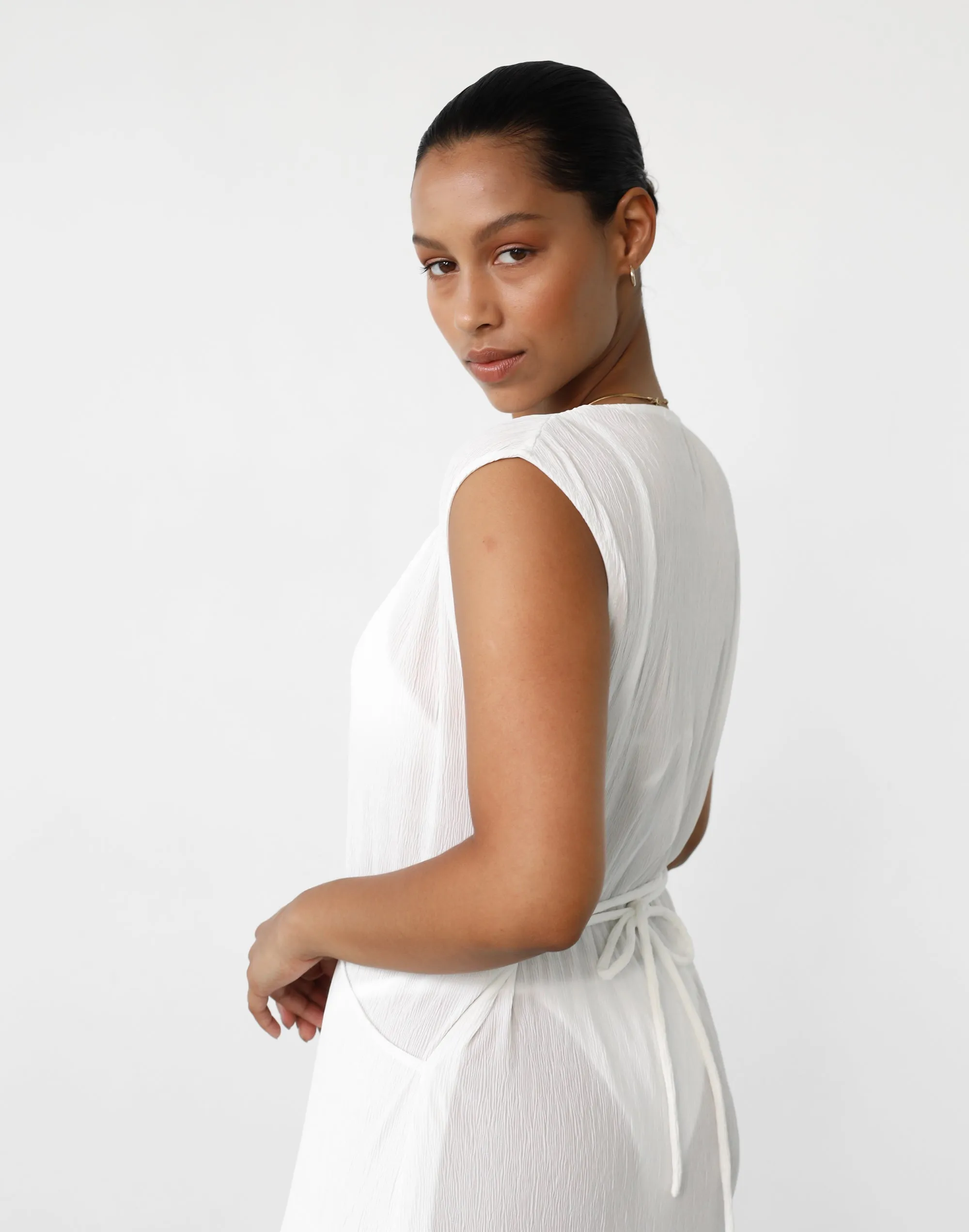 Nakuru Maxi Dress (White) sold by Charcoal Clothing product image thumbnail 5