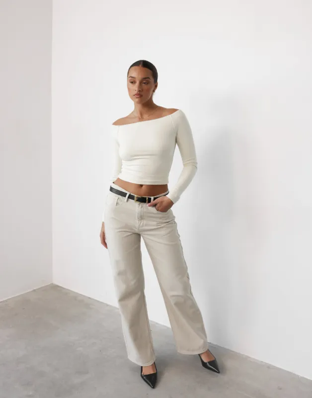 Noni Top (Oat) sold by Charcoal Clothing