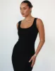 Aja Maxi Dress (Black) sold by Charcoal Clothing