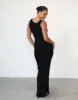 Aja Maxi Dress (Black) sold by Charcoal Clothing