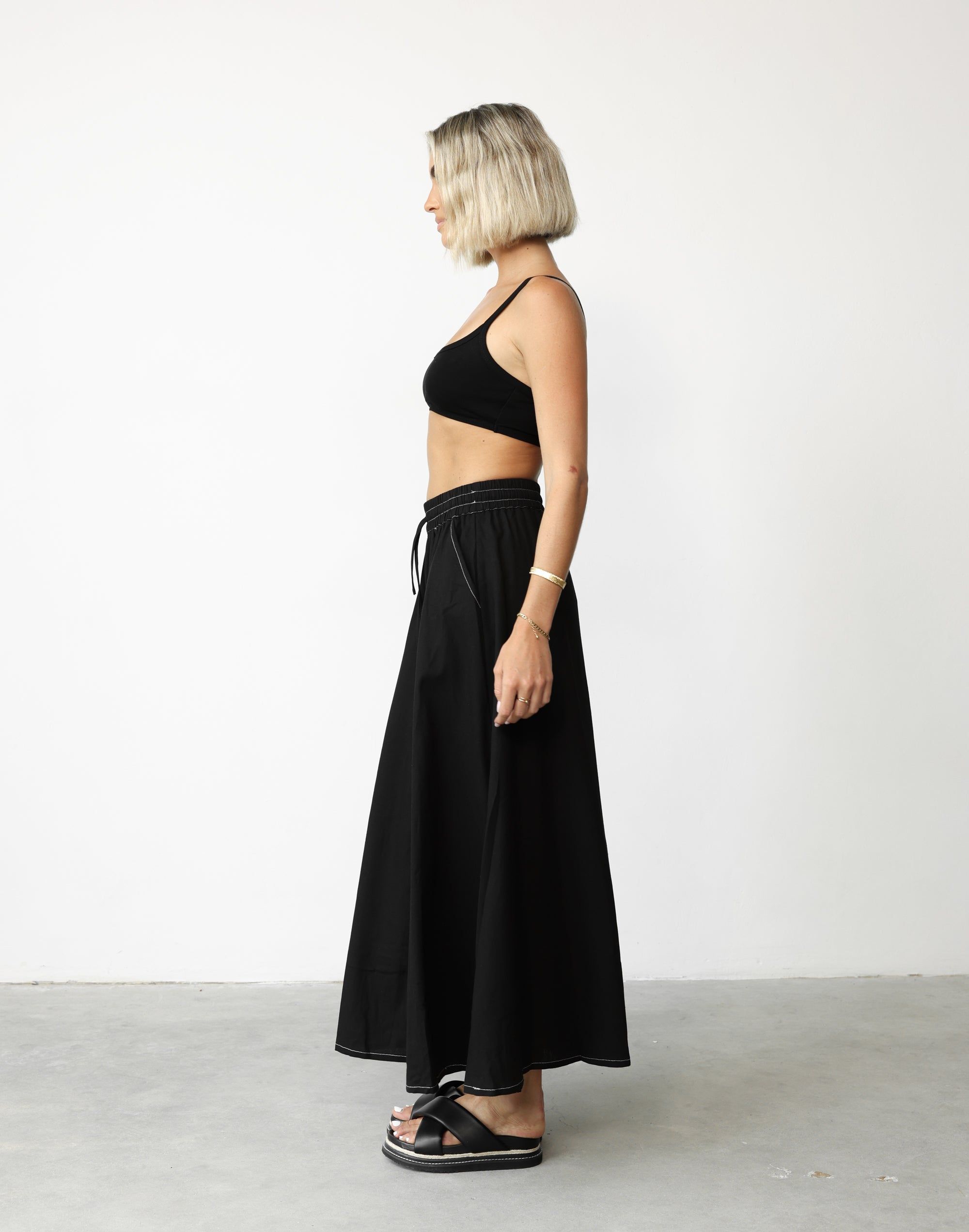 Daylight Maxi Skirt (Black) sold by Charcoal Clothing product image thumbnail 3