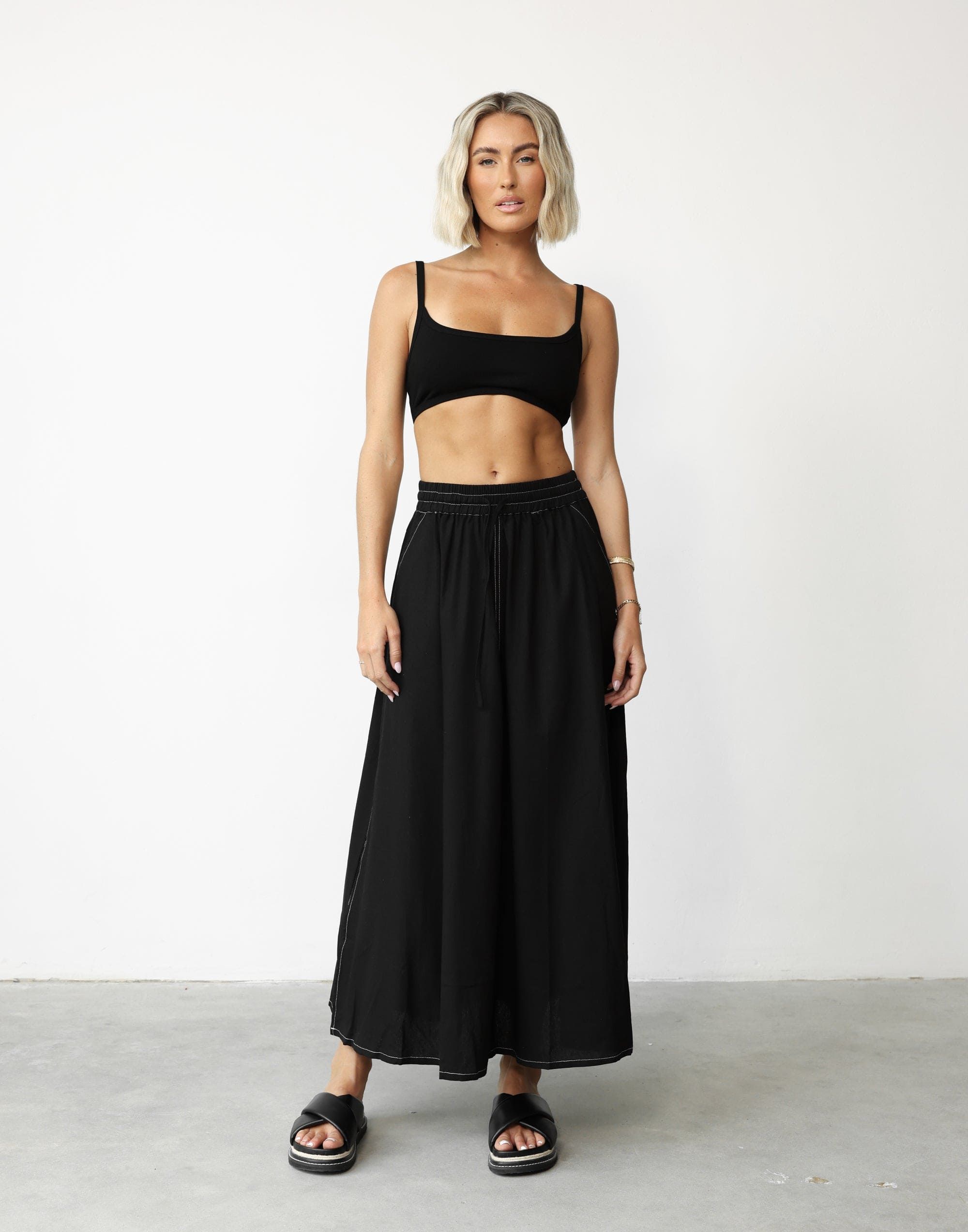 Daylight Maxi Skirt (Black) sold by Charcoal Clothing product image thumbnail 2