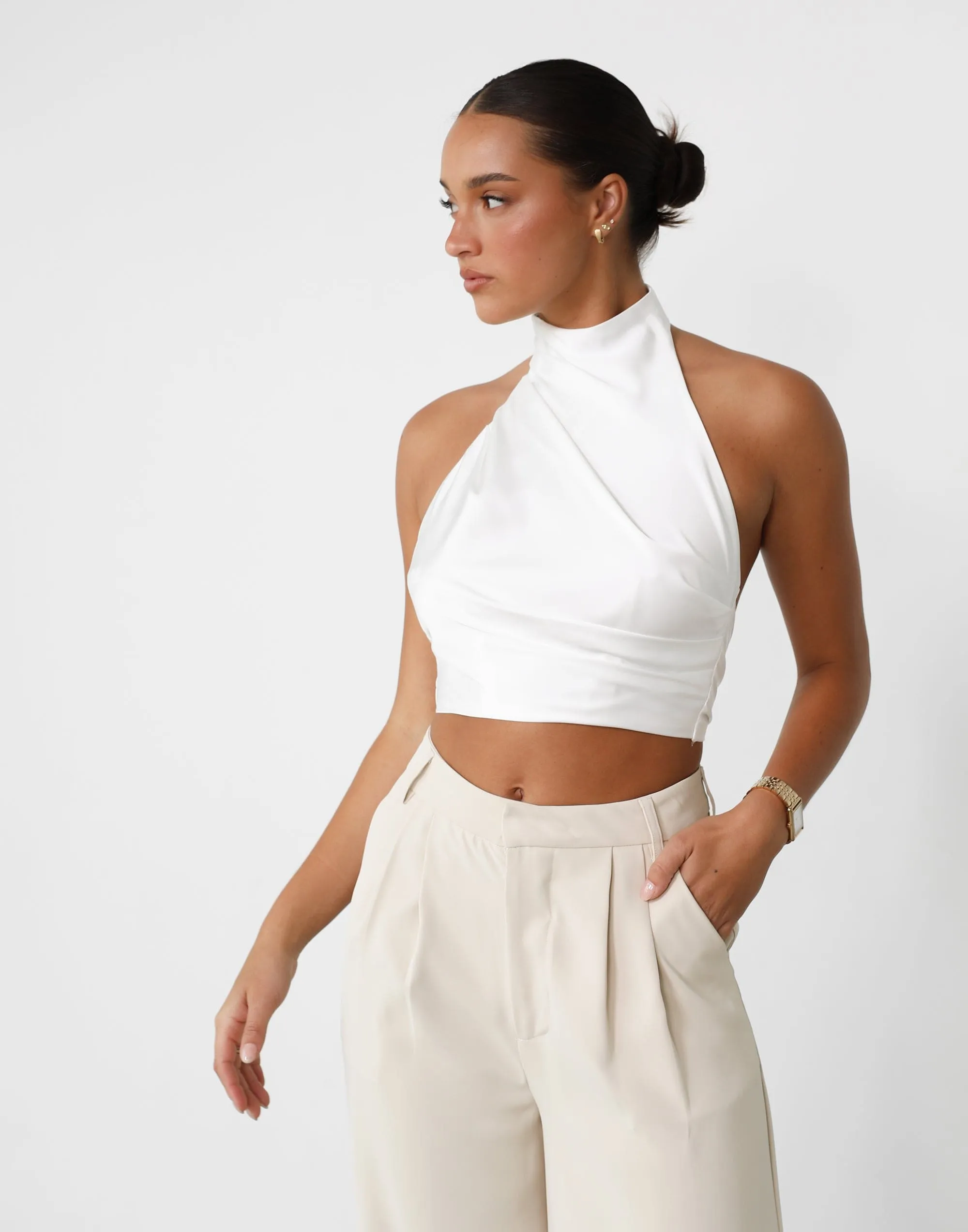 Tinashe Top (White) sold by Charcoal Clothing product image thumbnail 4