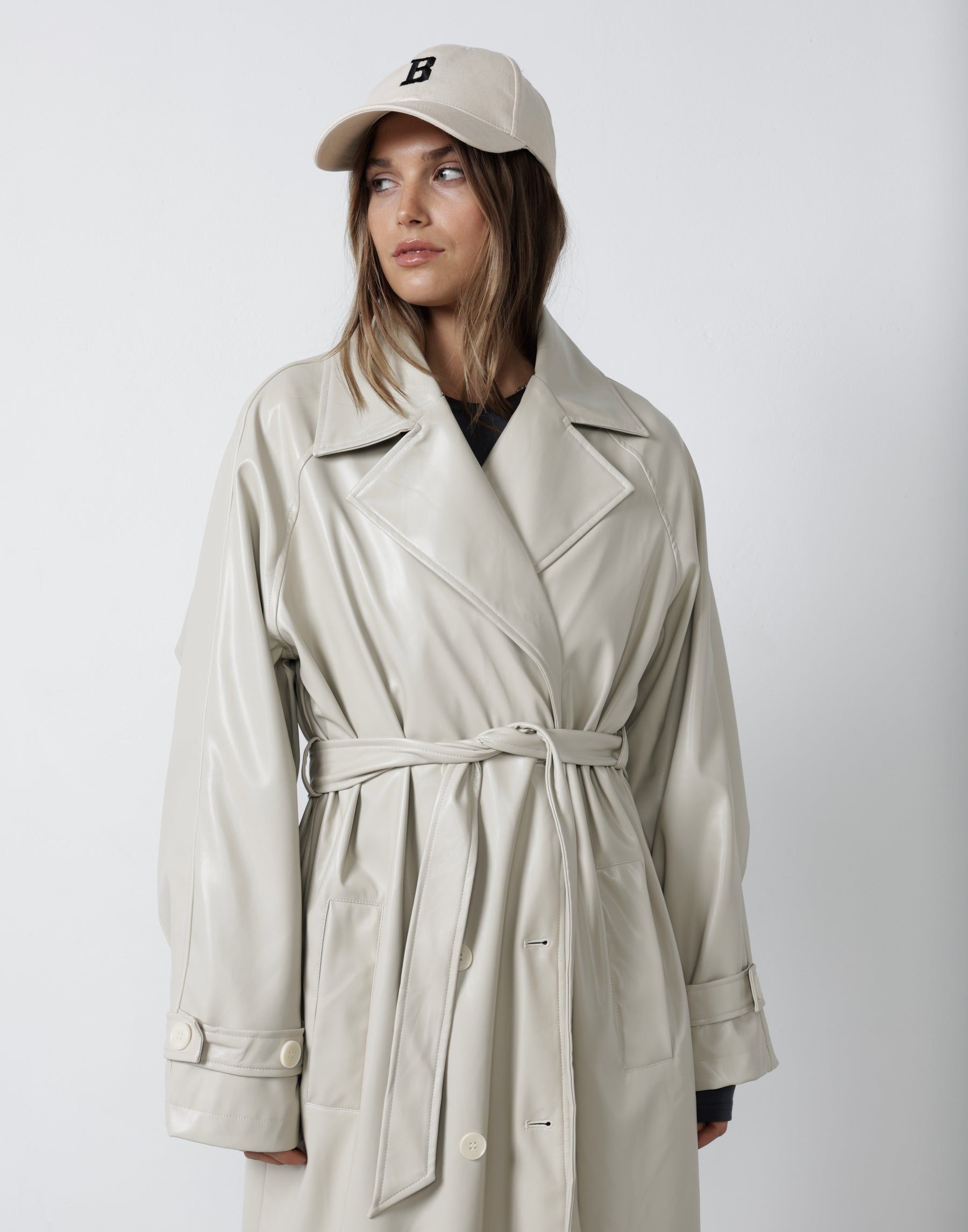 Wilana Trench Coat (Cream) sold by Charcoal Clothing product image thumbnail 3