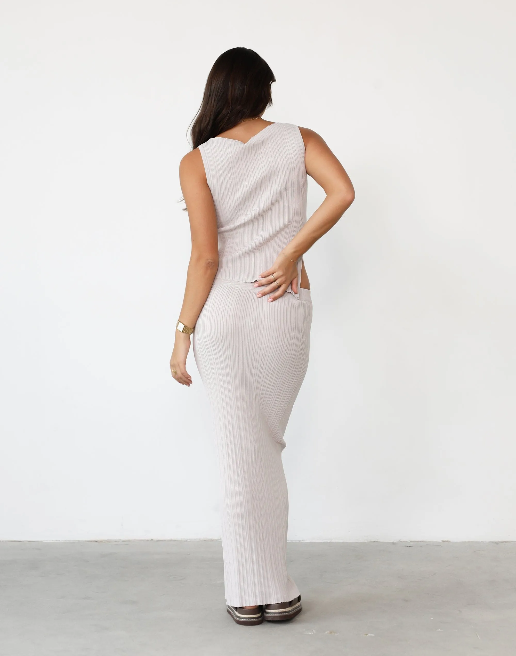 Kienna Maxi Skirt (Cloud) sold by Charcoal Clothing product image thumbnail 4