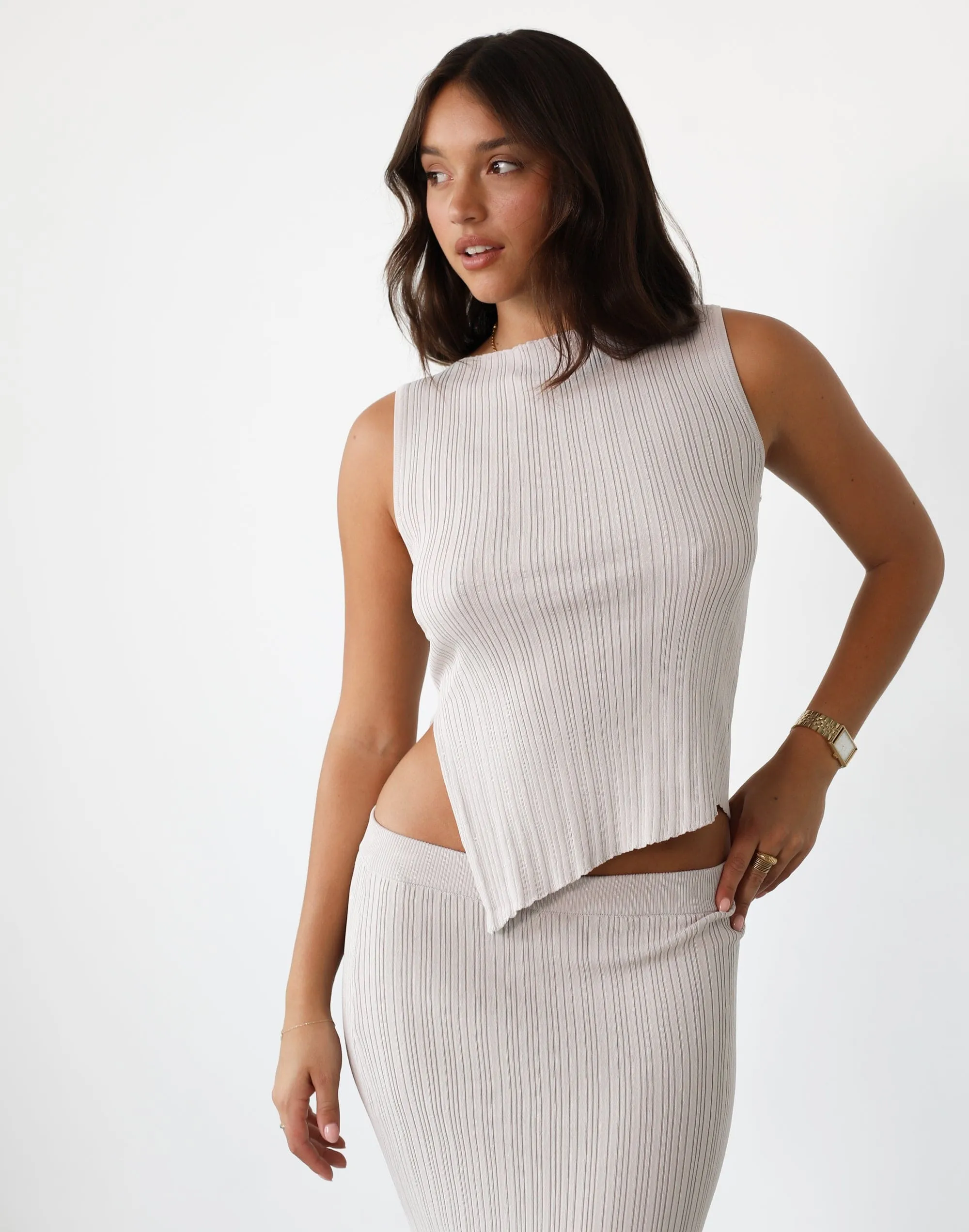 Kienna Maxi Skirt (Cloud) sold by Charcoal Clothing product image thumbnail 3