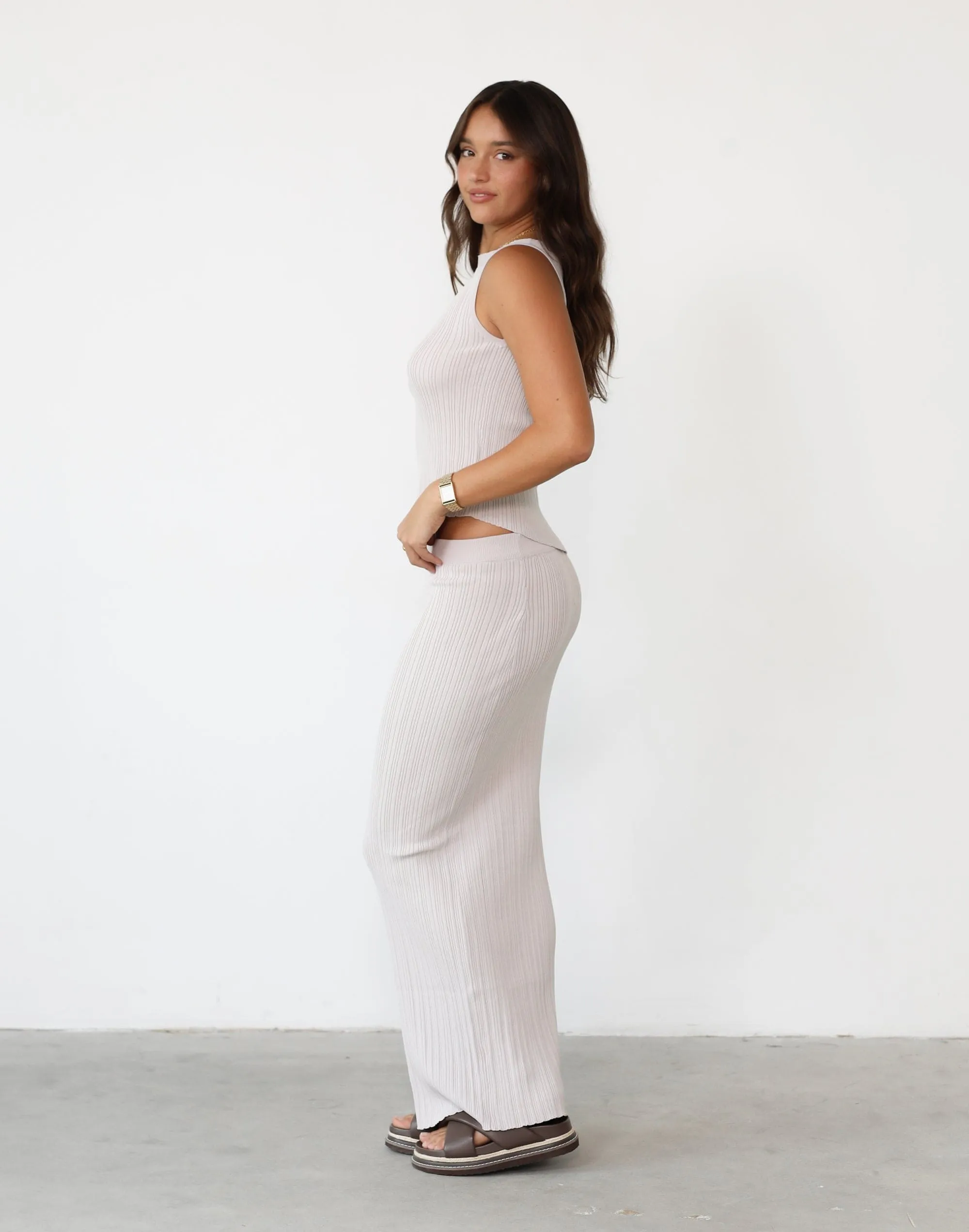 Kienna Maxi Skirt (Cloud) sold by Charcoal Clothing product image thumbnail 2