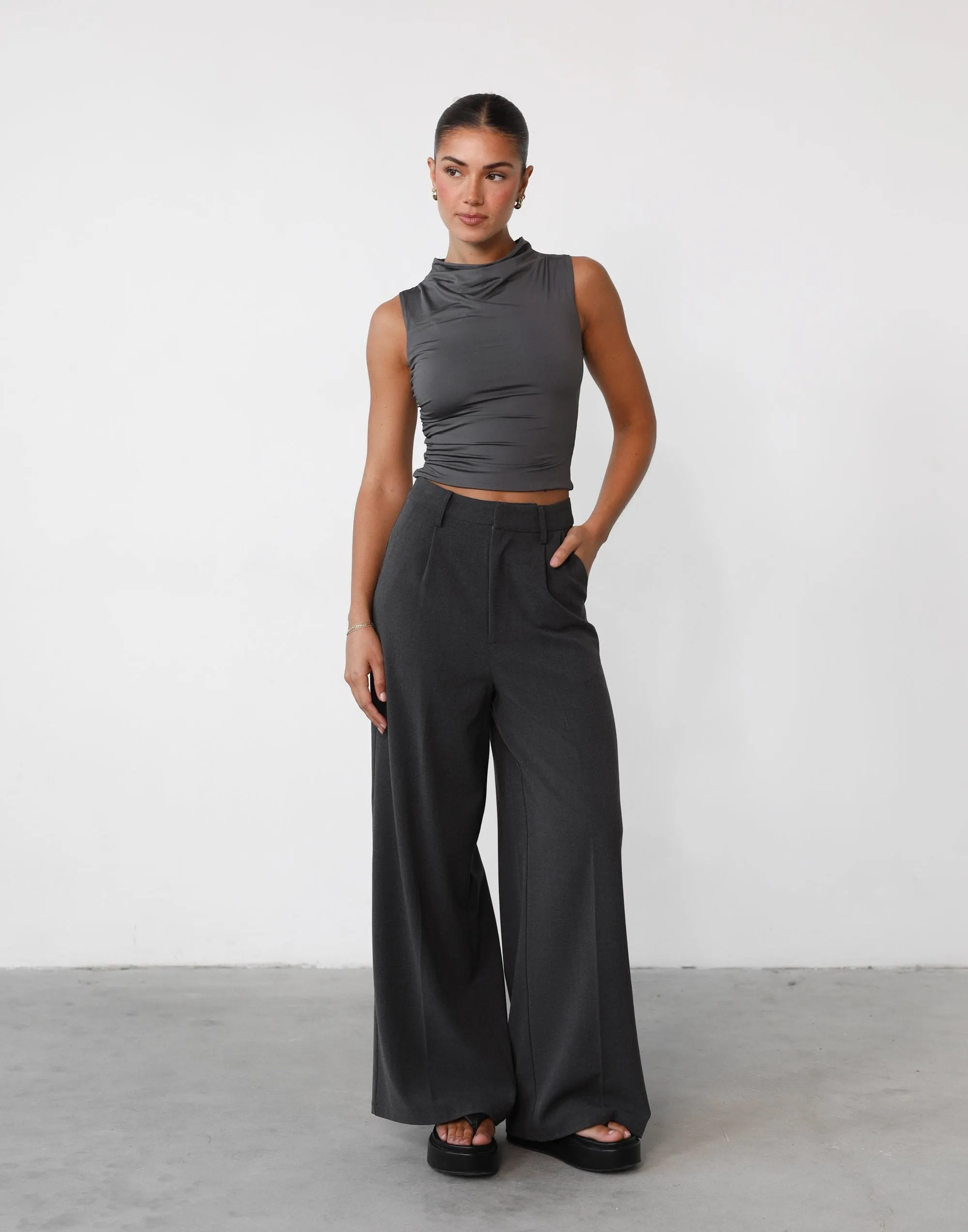 Madison Top (Slate) sold by Charcoal Clothing product image thumbnail 2
