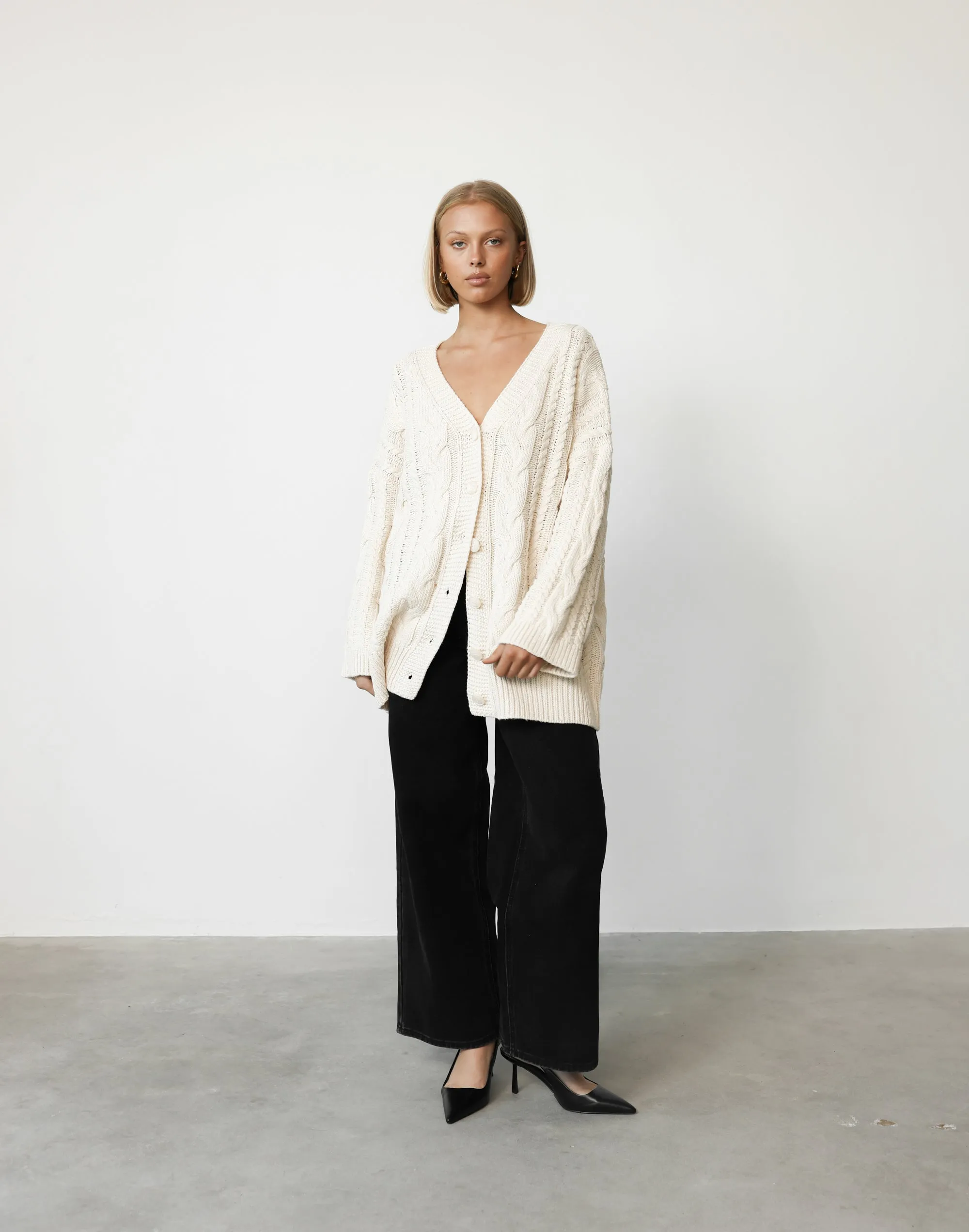Ashleigh Cardigan (Beige) sold by Charcoal Clothing product image thumbnail 5