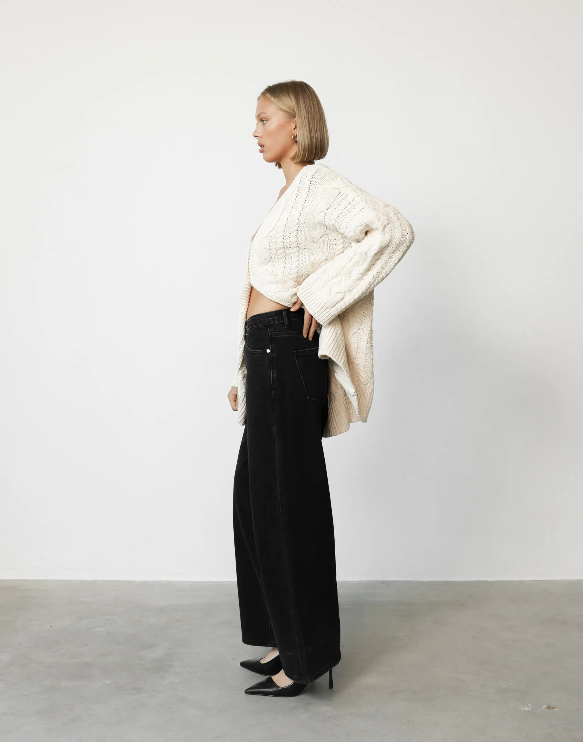 Ashleigh Cardigan (Beige) sold by Charcoal Clothing product image thumbnail 3