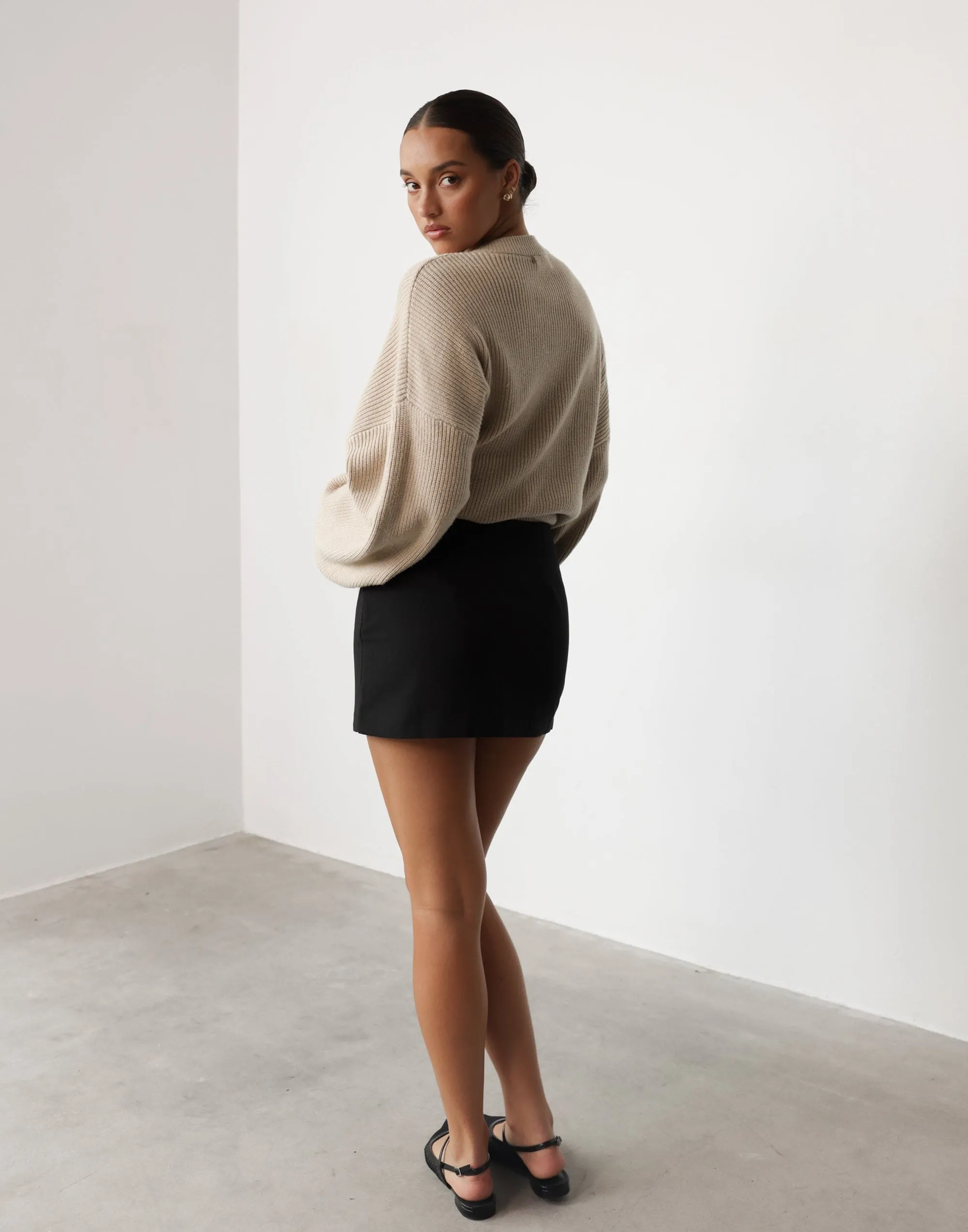 Ashwood Mini Skirt (Black) sold by Charcoal Clothing product image thumbnail 4