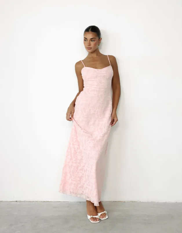 Juliet Maxi Dress (Blush) sold by Charcoal Clothing