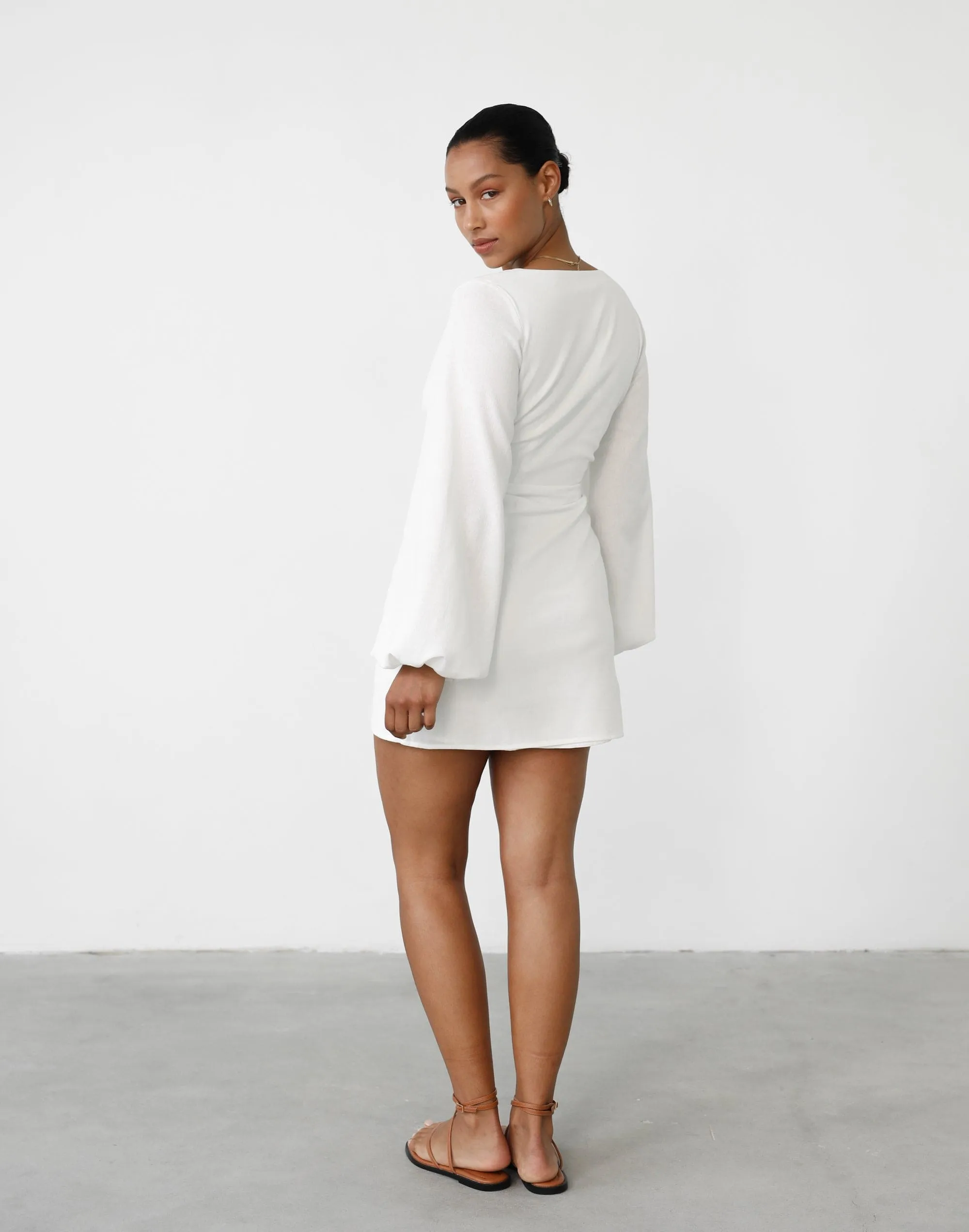 Caliraya Mini Dress (White) sold by Charcoal Clothing product image thumbnail 4