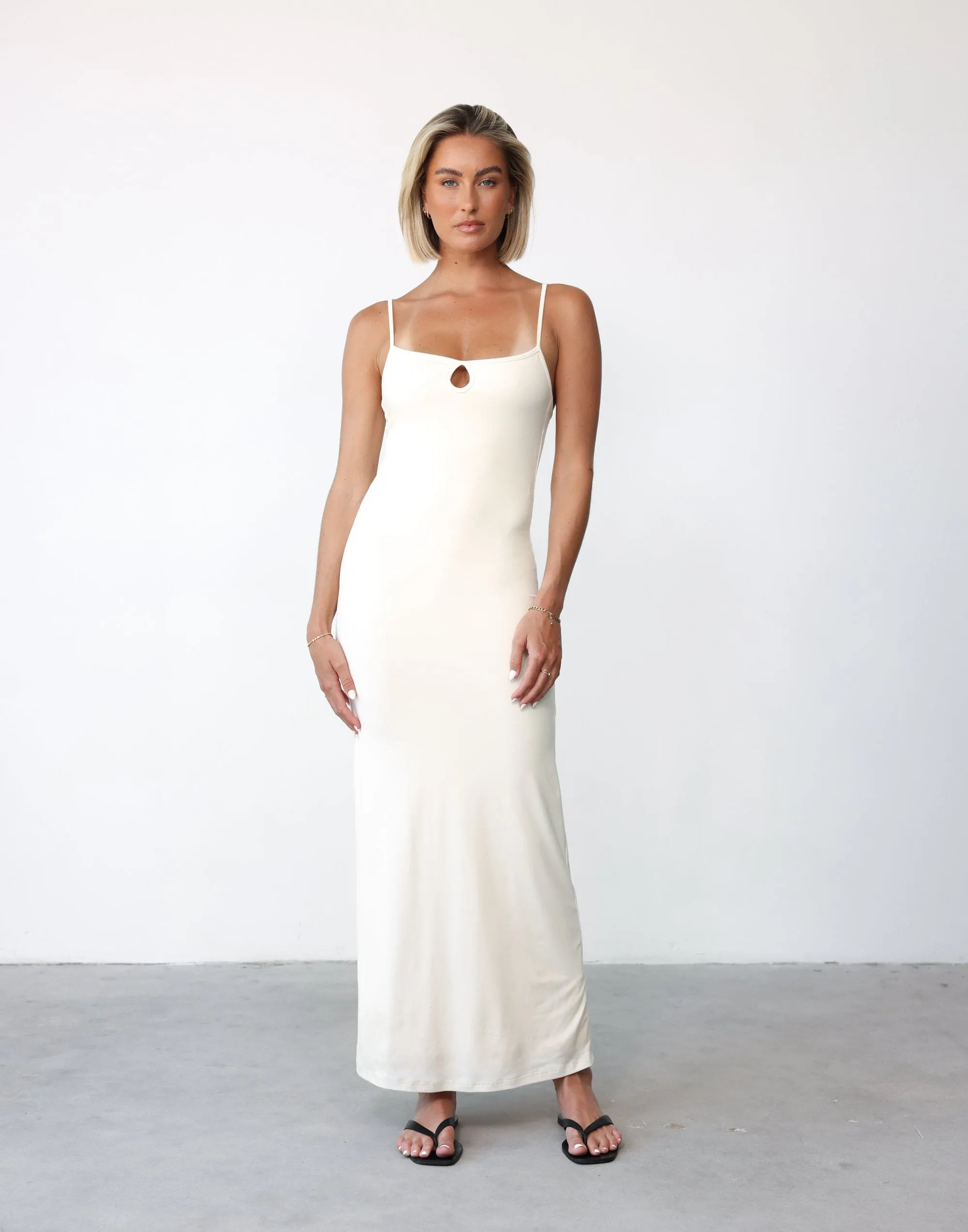 Alexina Maxi Dress (Oat) sold by Charcoal Clothing product image thumbnail 3